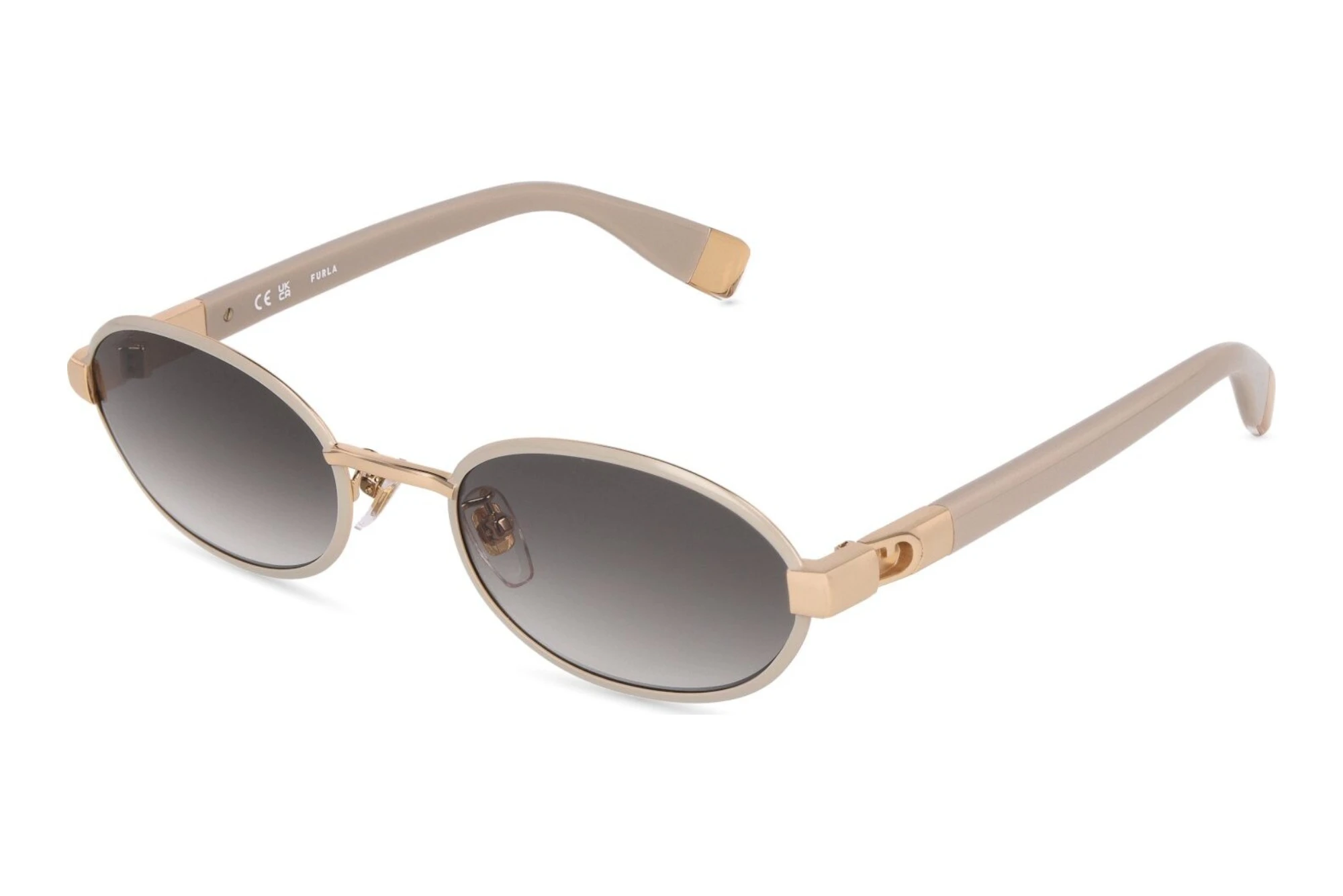 Furla   SFUB51 0F47 SMOKE GRADIENTSHINY ROSE  GOLD W/BEIGE PARTS
