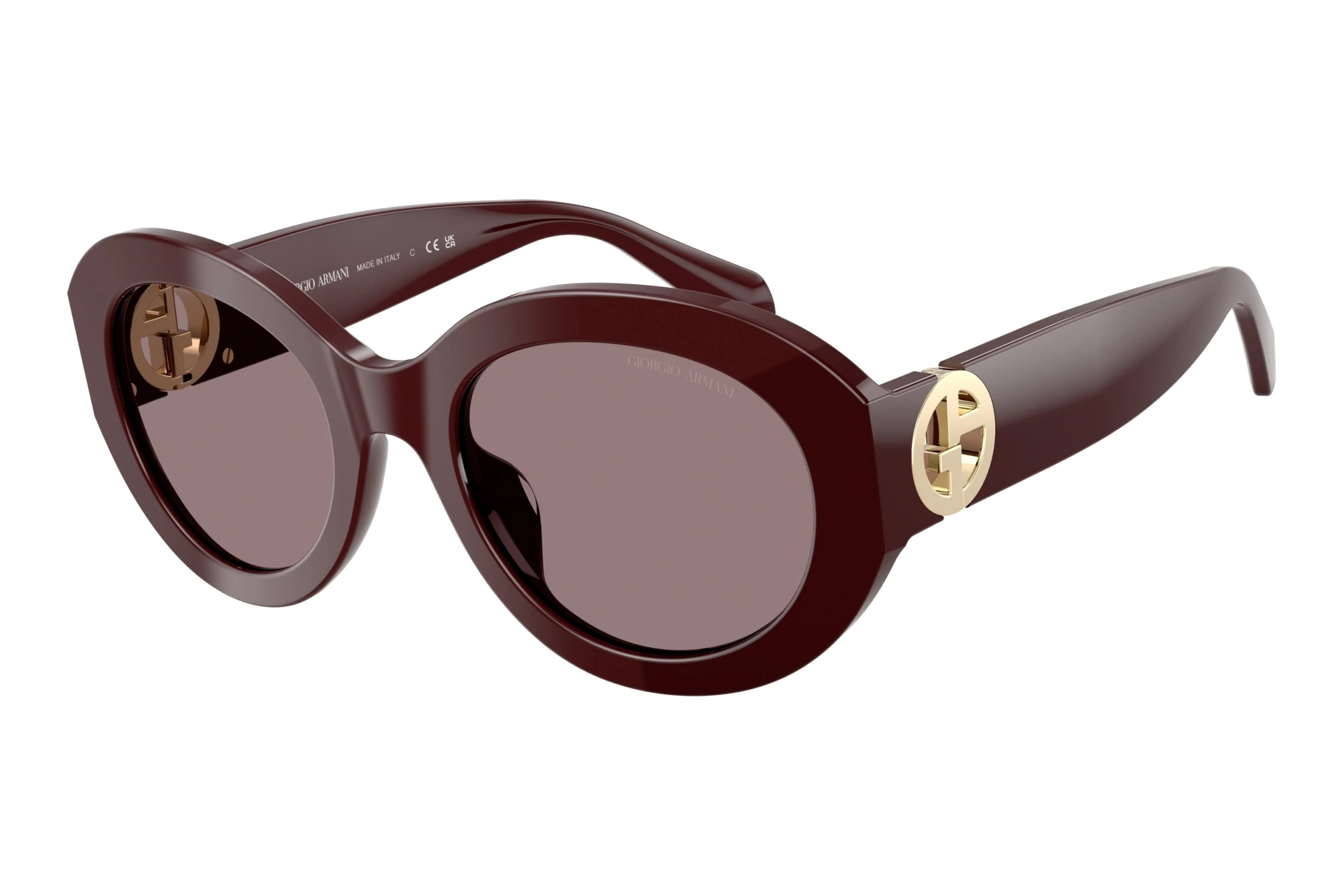 Giorgio Armani   AR8269U 64817N Dark PurpleSolid Deep Burgundy