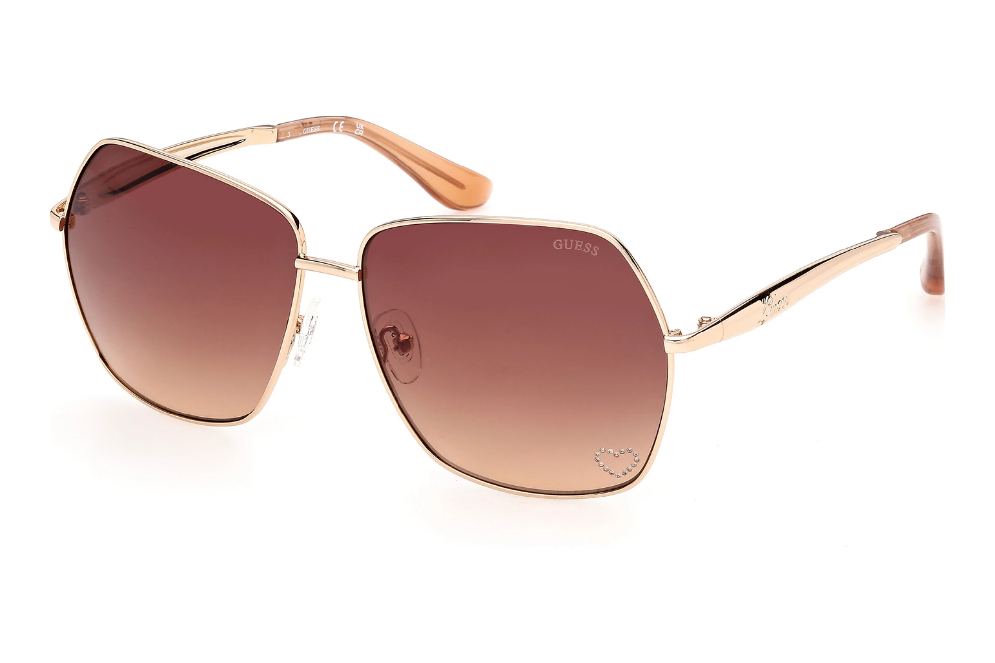 Guess   GU00309 33T bordeaux verlaufendGlänzend Tiefgold