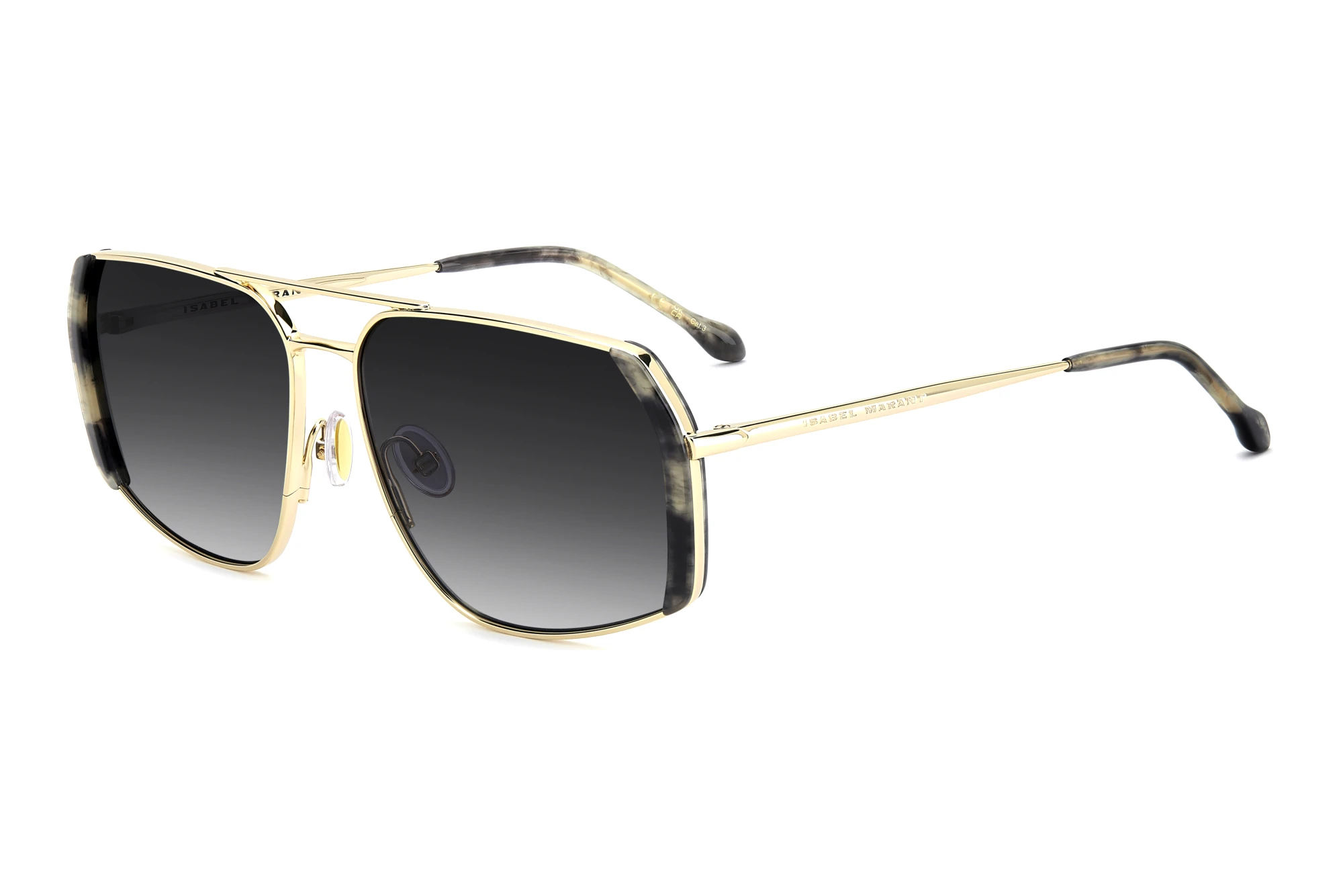 Isabel Marant   IM 0261/S 8GX/9O DARK GREY SHADEDGREY HORN GOLD