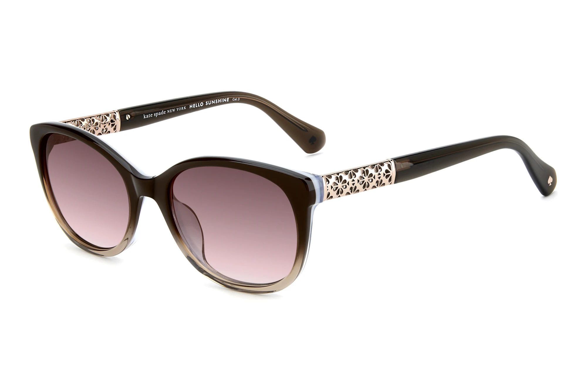 Kate Spade   KS GENEVA 2/G/S 09Q/3X BURGUNDY SHADEDBROWN