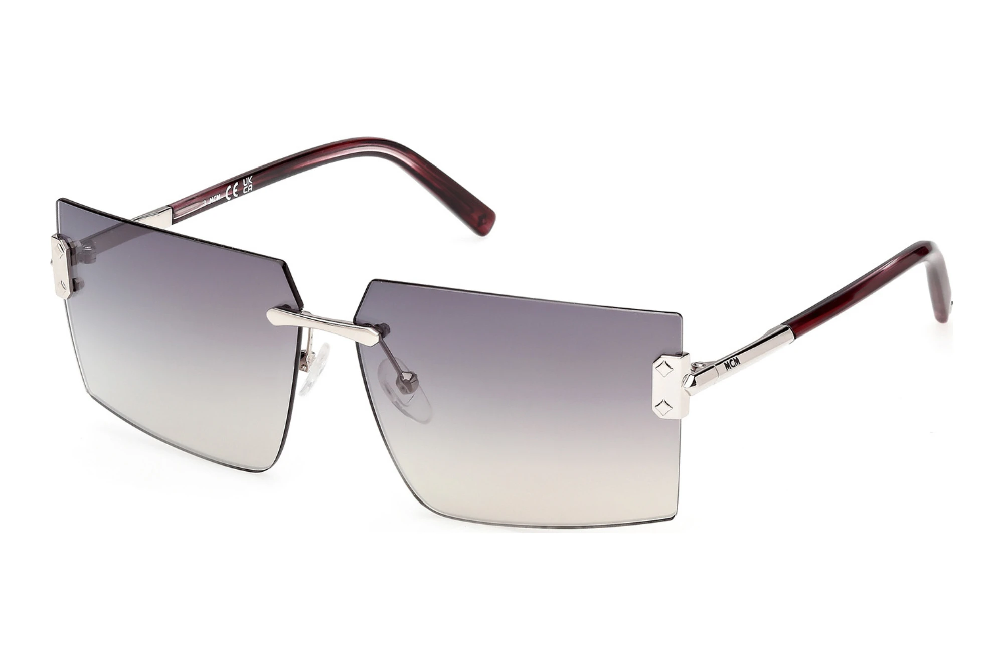 MCM Worldwide   MW0028-H 16B grau verlaufendGlänzend Palladium