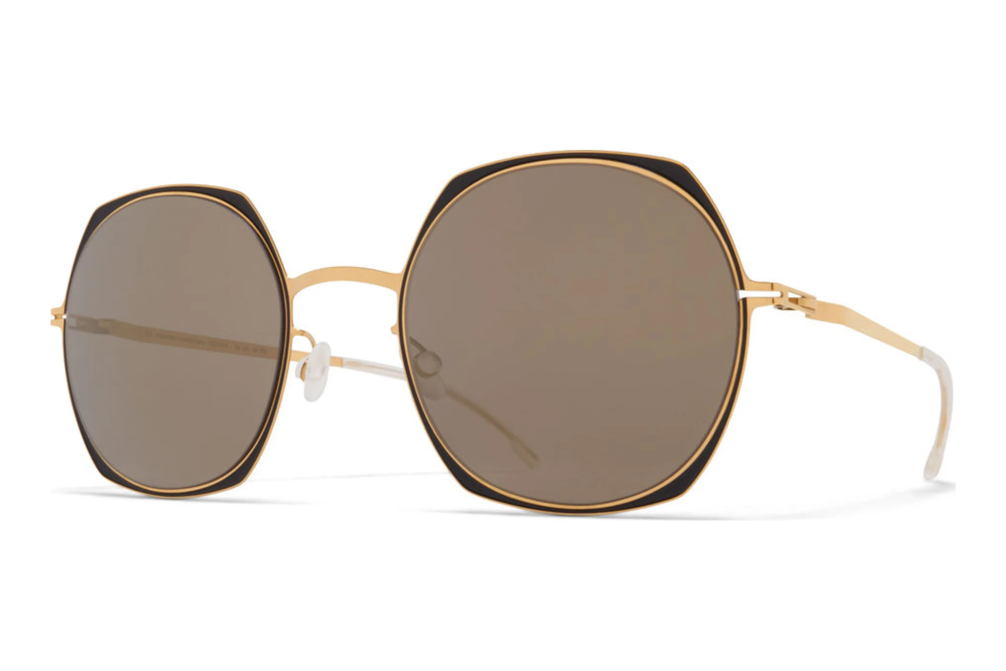 MYKITA   ZELDA SUN 167 Brillant Grey SolidGold/Jet Black