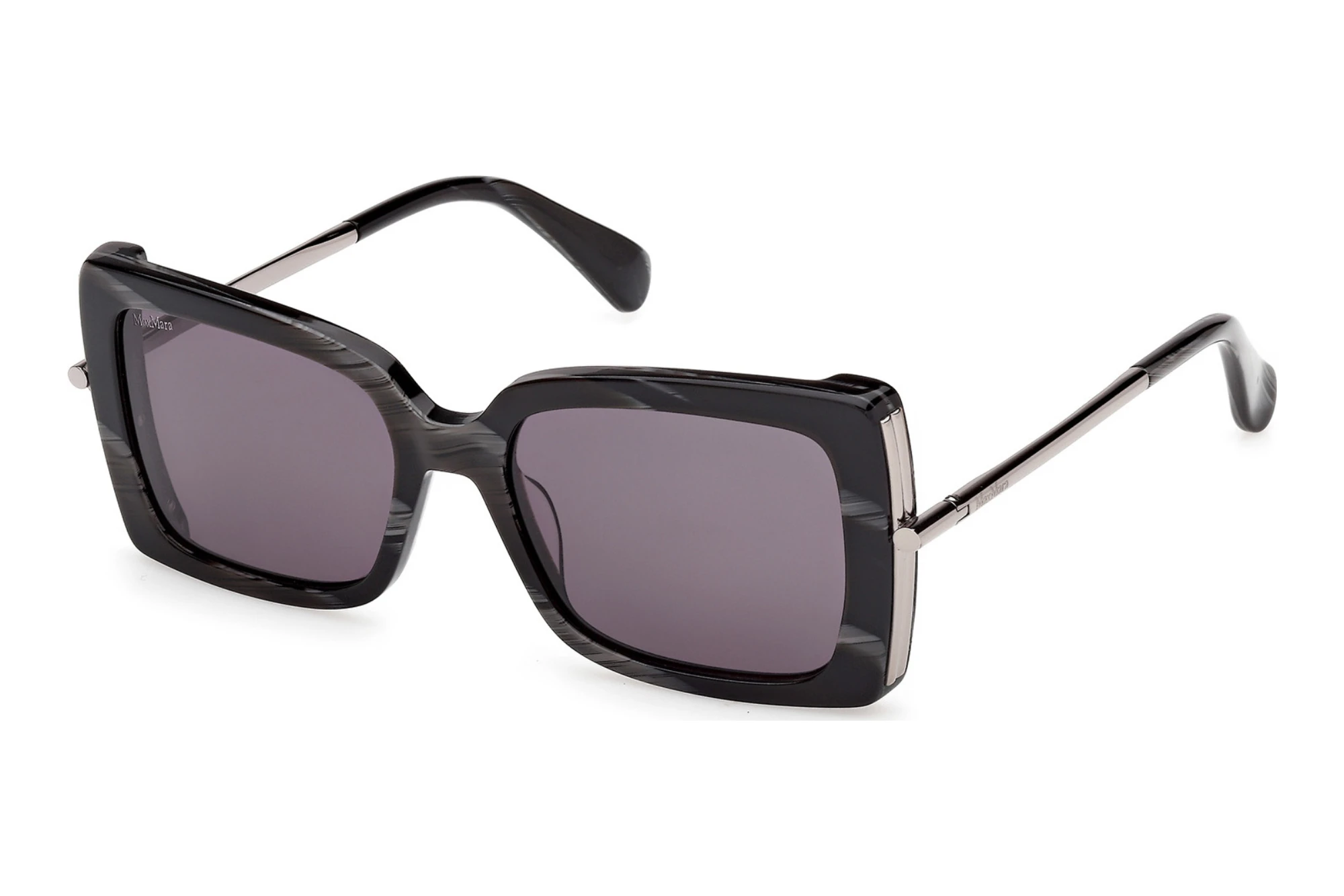 Max Mara   MM0166 63A grauSchwarz Horn