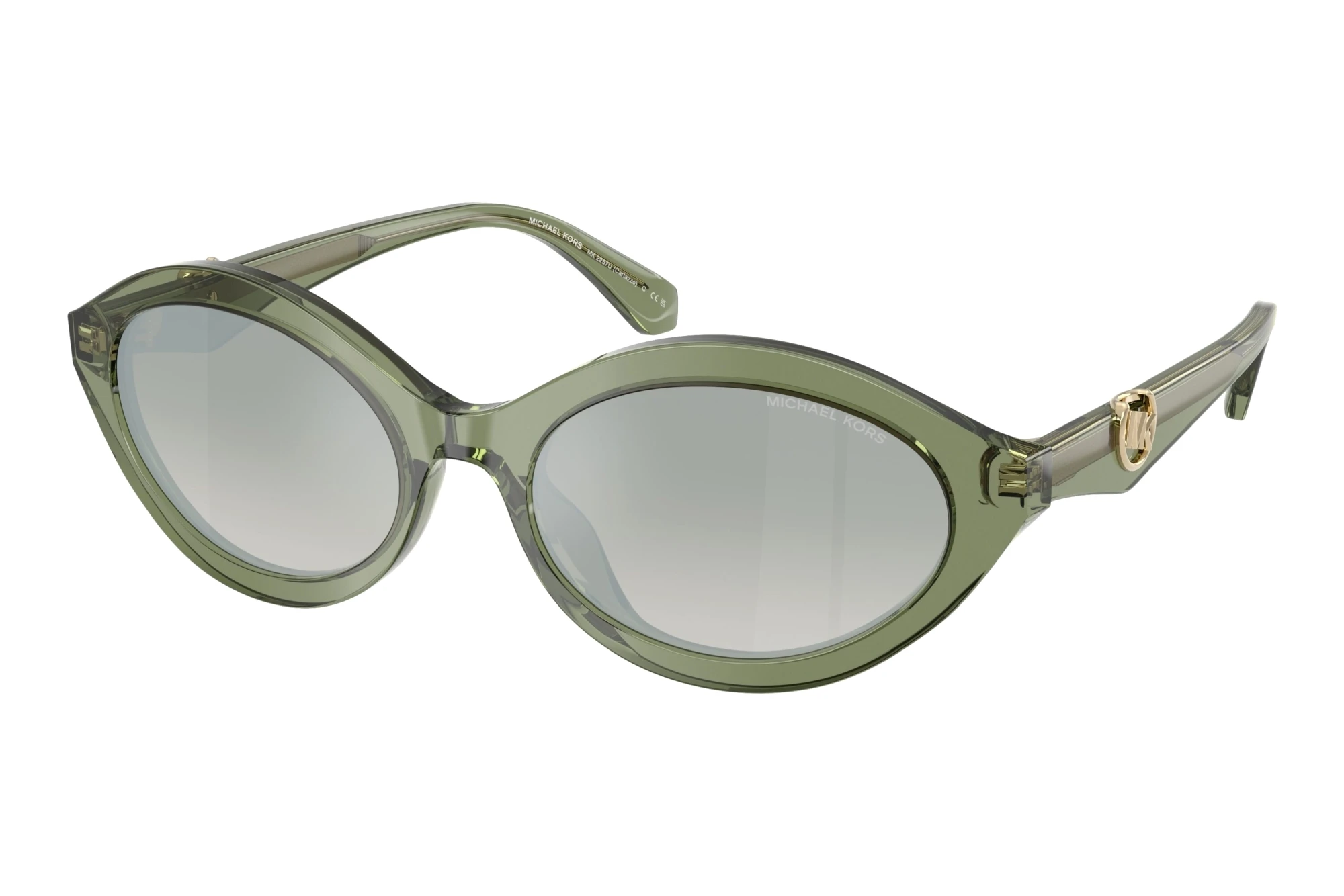 Michael Kors   MK2257U 3961W0 Green Gradient MirrorGreen Transparent