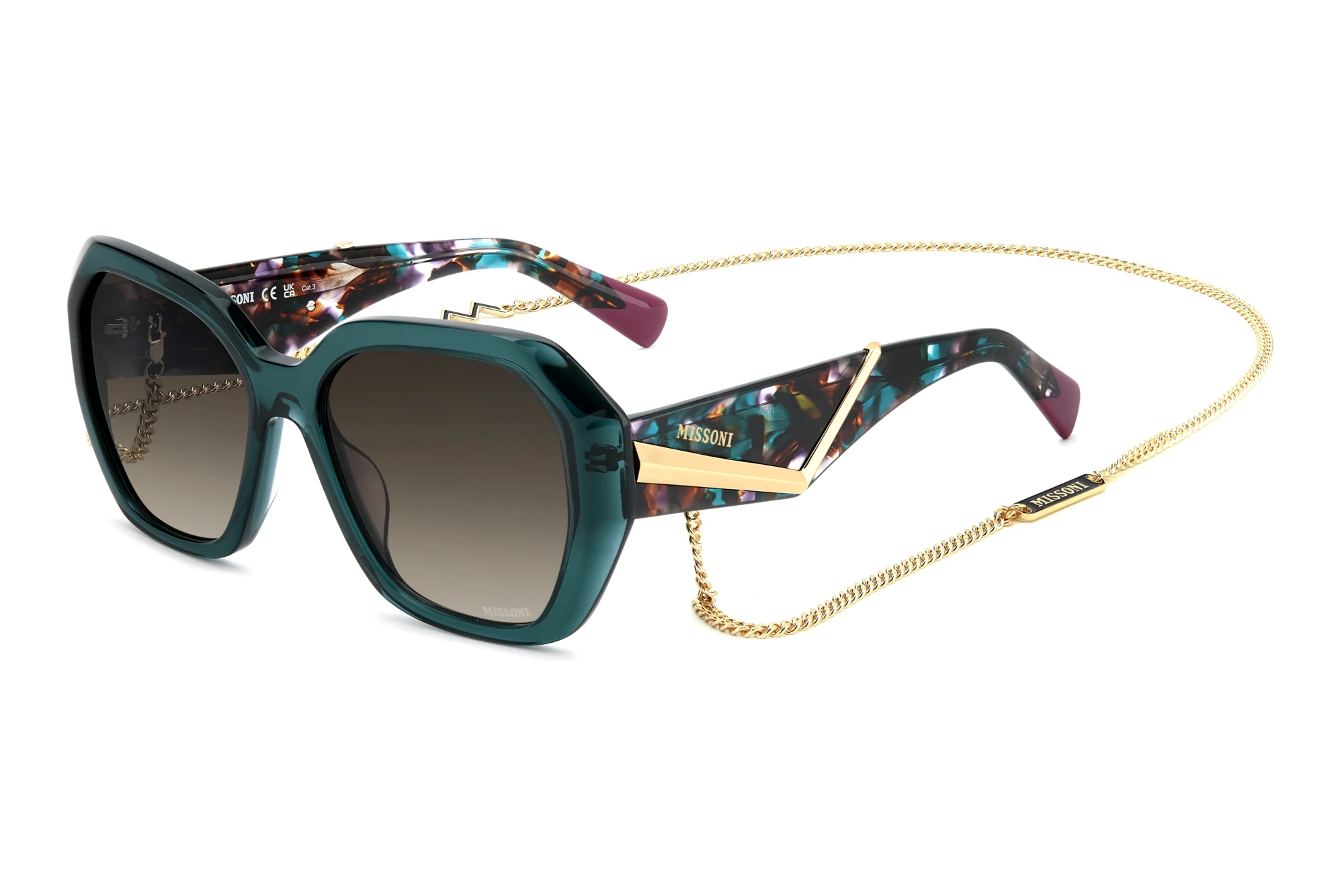 Missoni   MIS 0268/G/S ZI9/HA BROWN SHADEDTEAL