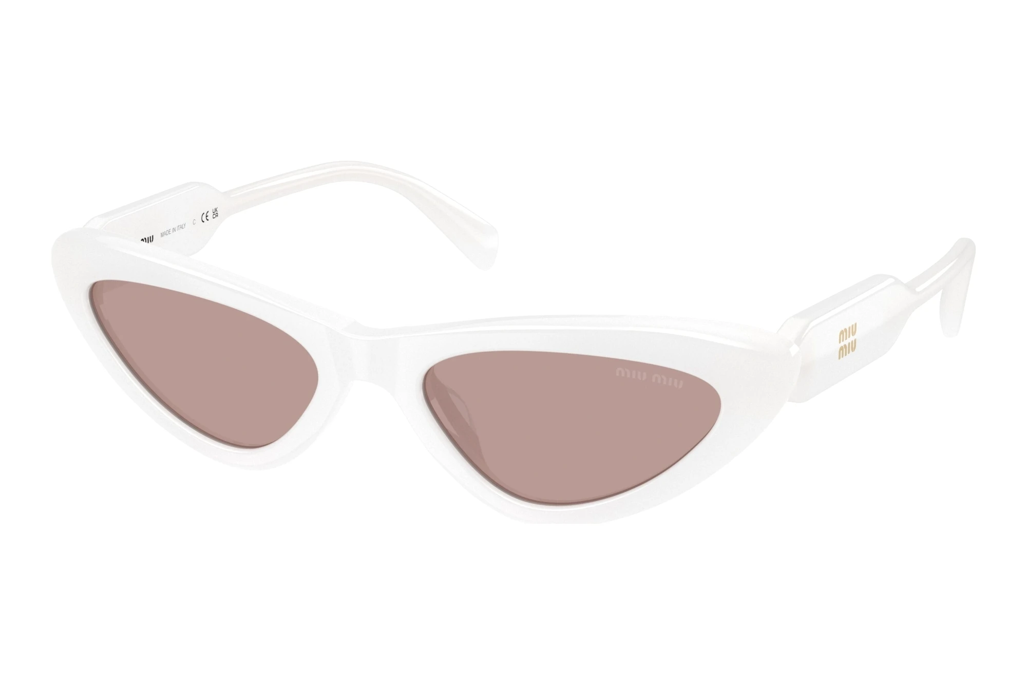 Miu Miu   MU B11SU 20M20I Light Purple BrownOpal White