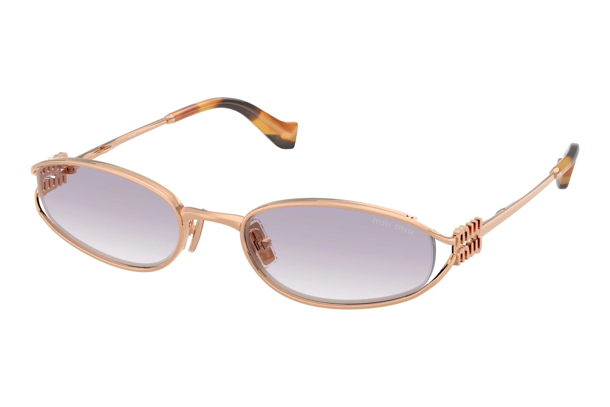 Miu Miu   MU C51S ZVF04O Clear Gradient Dark GreyRose Gold