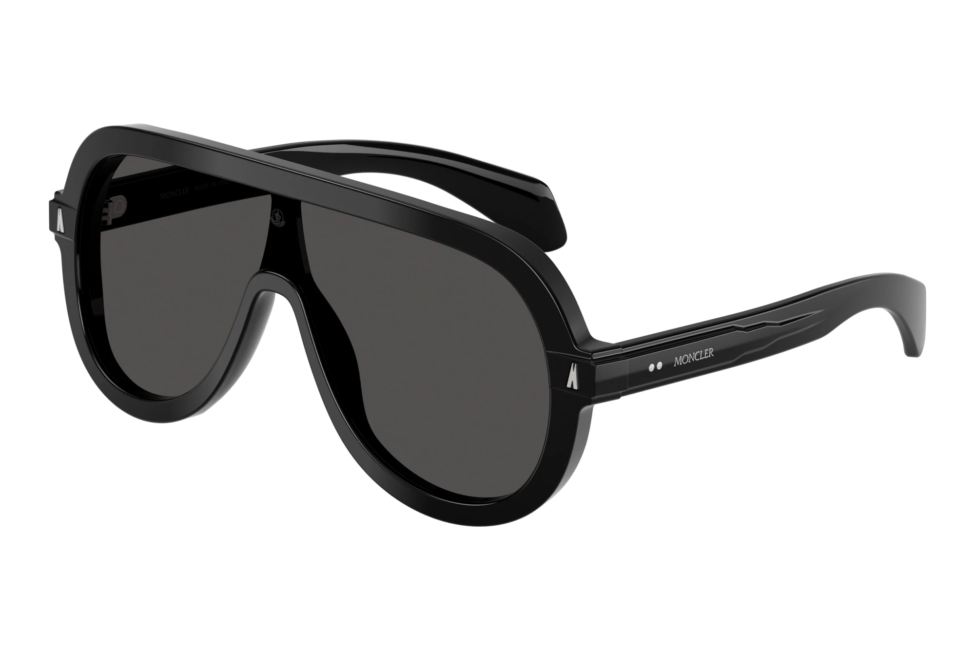 Moncler   ME6021U 300187 Solid Dark GreyShiny Black