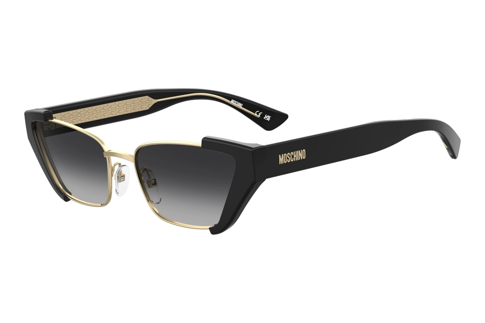 Moschino   MOS205/S 2M2/9O DARK GREY SHADEDBLACK GOLD