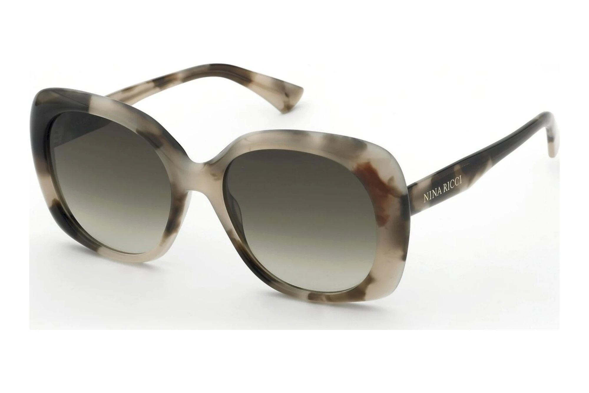 Nina Ricci   SNR457 06SK GREEN GRADIENTSHINY OPAL HAVANA