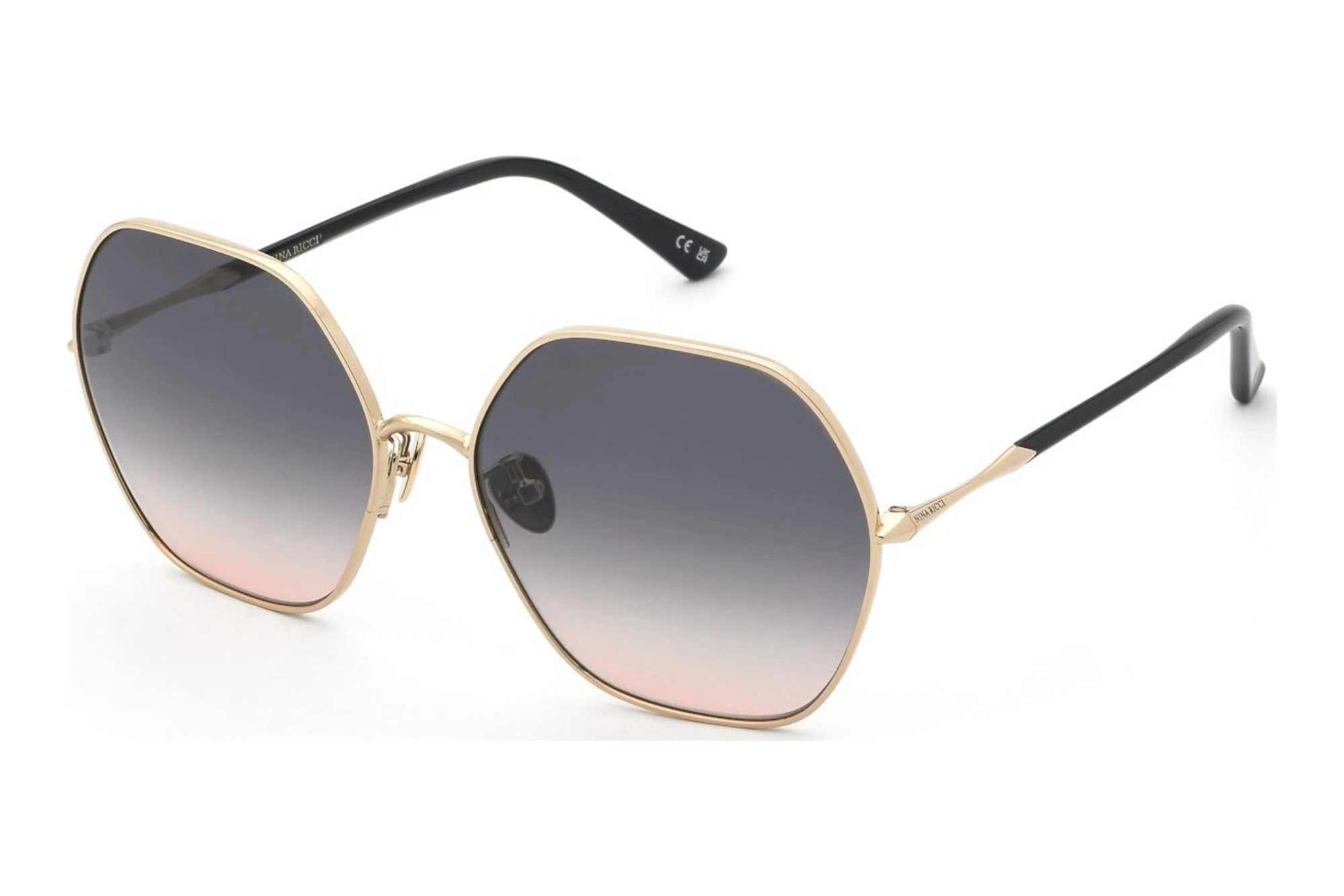 Nina Ricci   SNR482 0300 SMOKE GRADIENT PINKSHINY ROSE GOLD