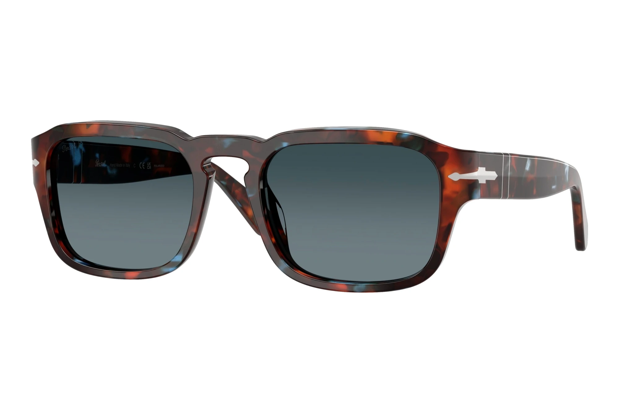 Persol   PO3386S 1232S3 Polarized Gradient BlueTortoise Brown & Pearl Blue