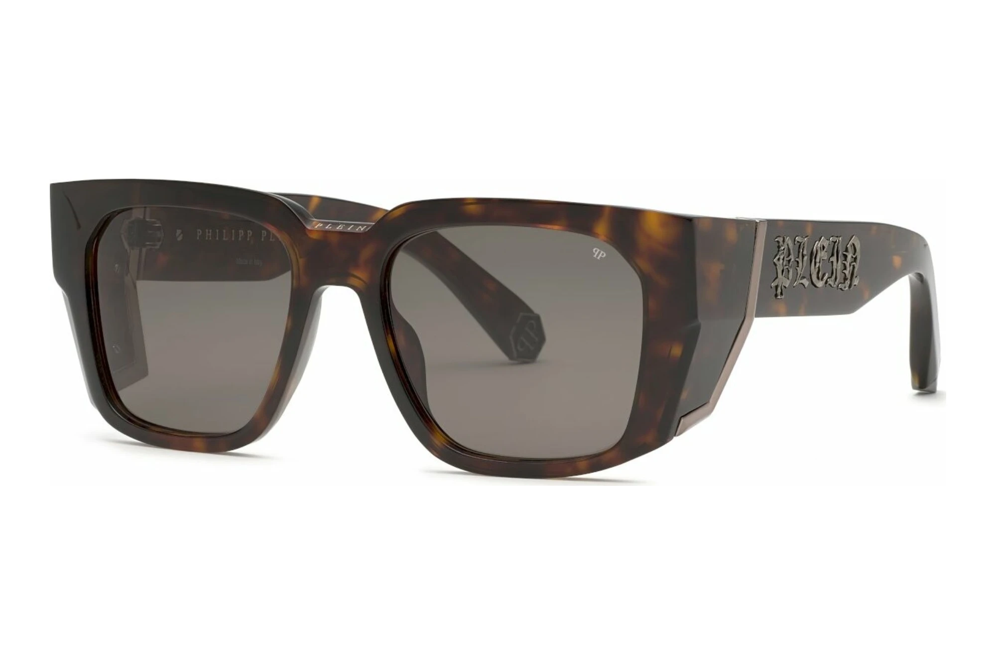 Philipp Plein   SPP130M 0722 GREY/GREENSHINY DARK HAVANA