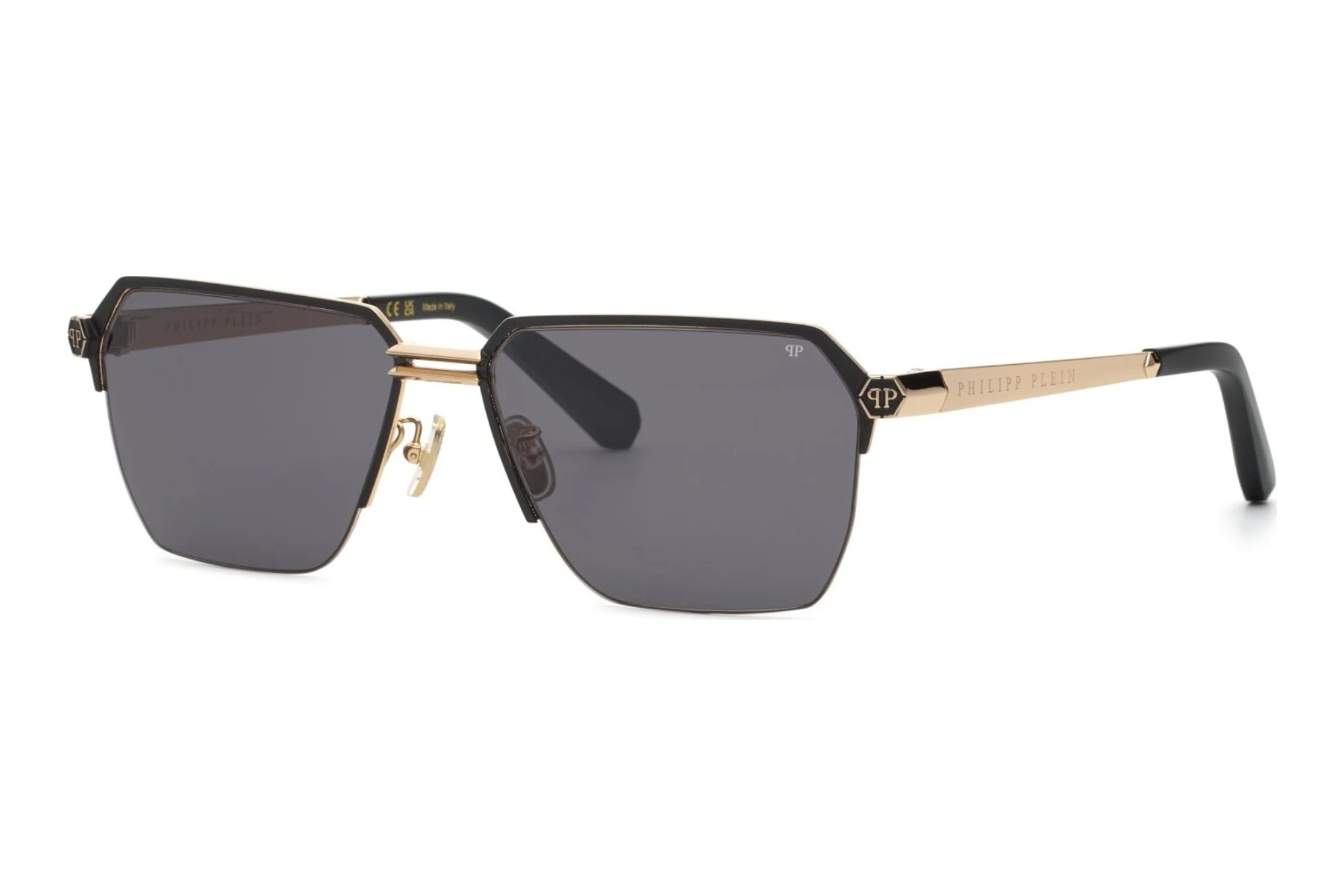 Philipp Plein   SPP225M 0302 SMOKEROSE GOLD WITH SEMI MATT BLACK PARTS