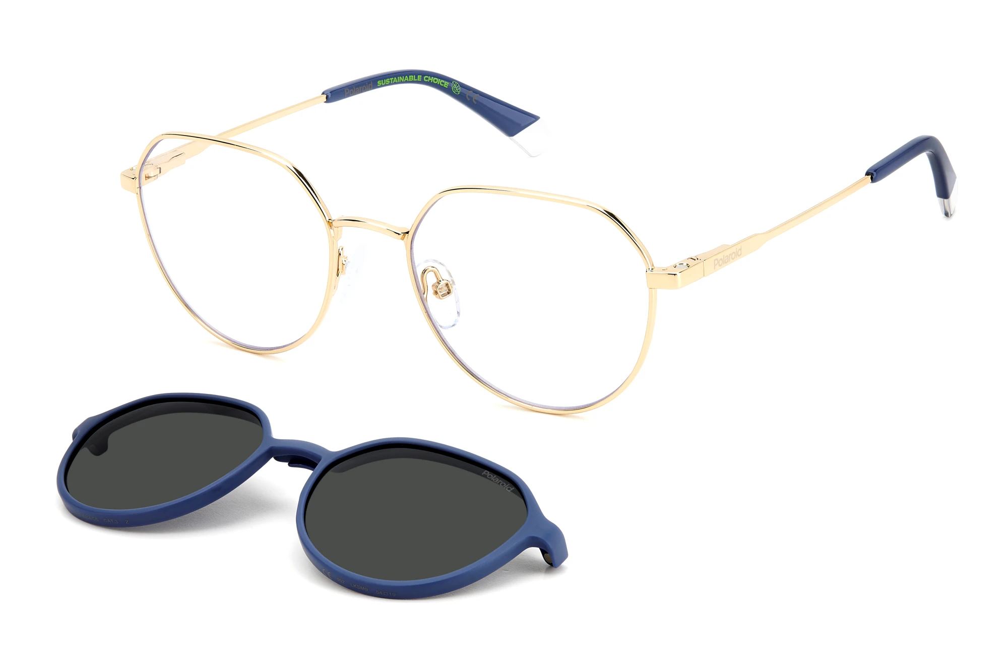 Polaroid   PLD 6204/CS LKS/M9 GREY POLARIZEDGOLD BLUE