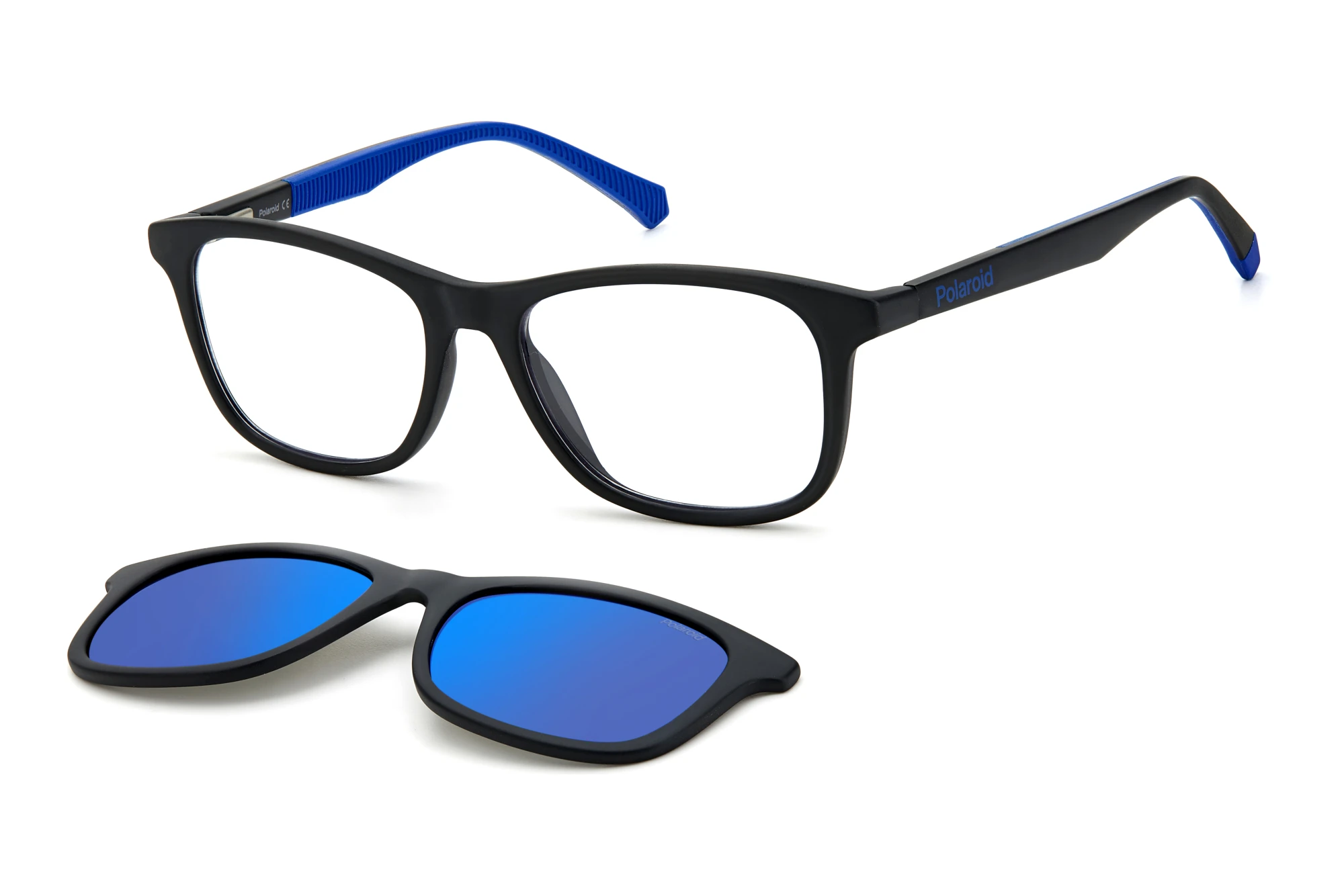 Polaroid   PLD 8045/CS 003/5X BLUE MIRROR POLARIZEDMATTE BLACK