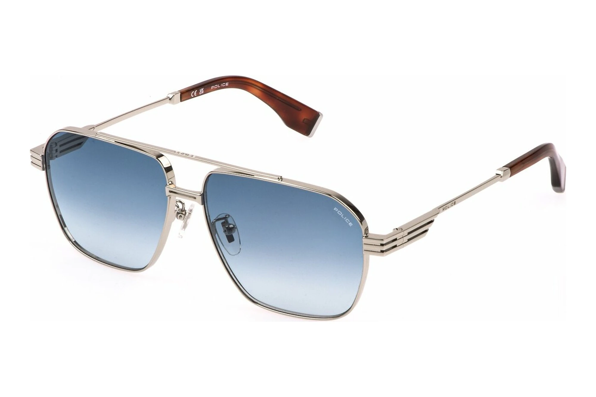 Police   SPLQ91 0579 BLUE GRADIENTSHINY PALLADIUM
