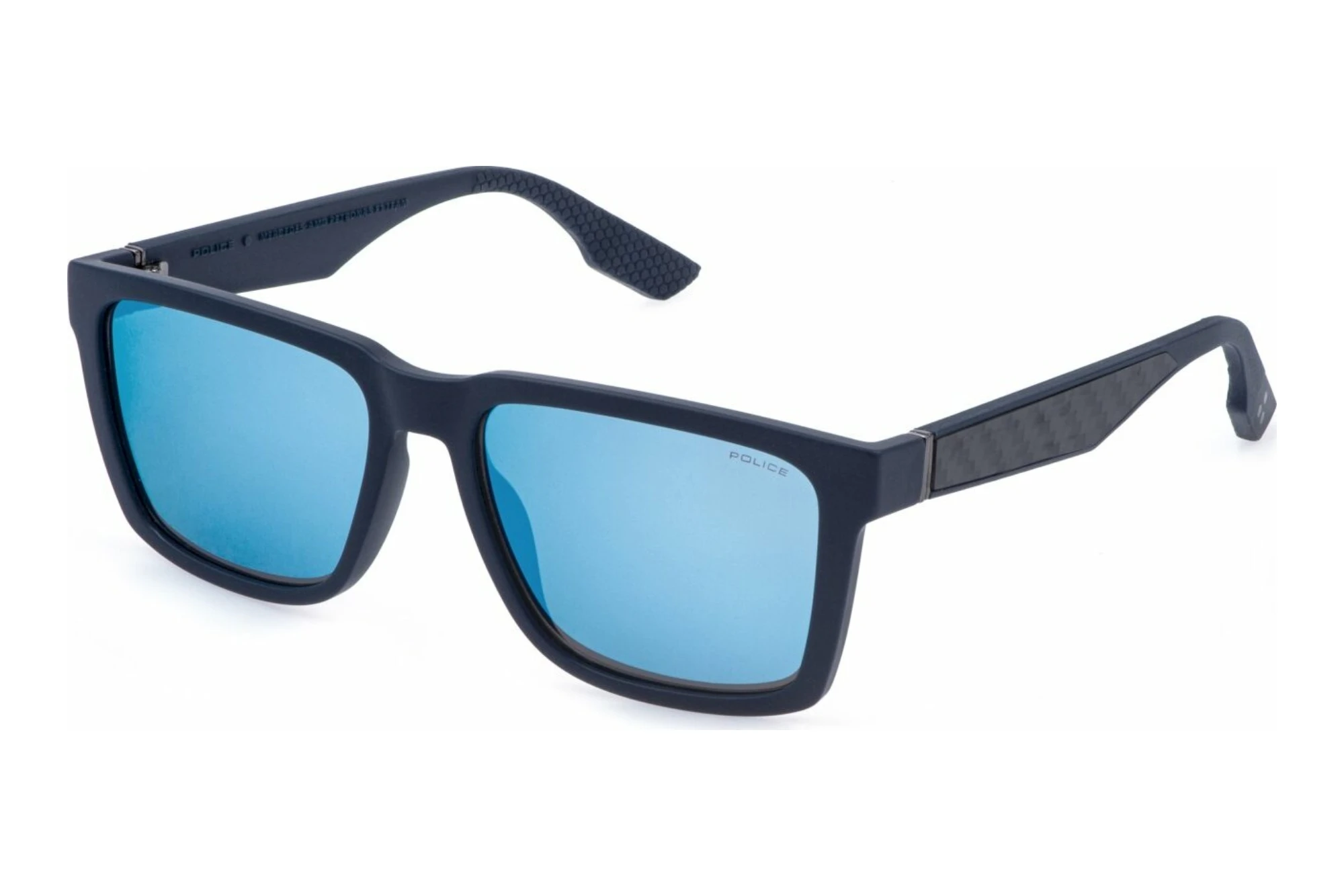 Police   SPLR49M R22B SMOKE/MIRROR BLUEFULL MATT BLUE