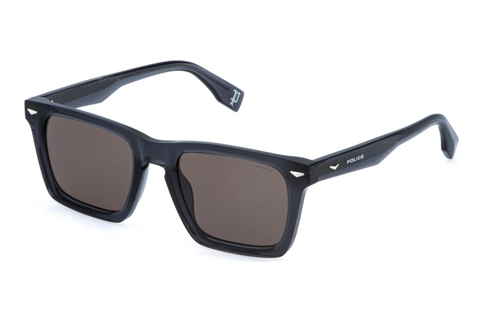 Police   SPLR79E 0705 BROWNSHINY TRANSPARENT DARK GREY