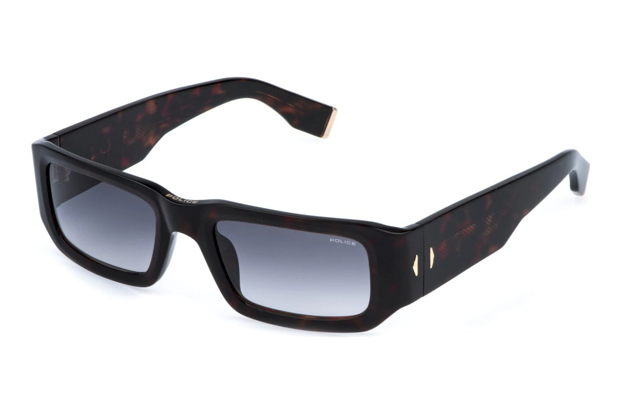 Police   SPLR82 0722 SMOKE GRADIENTSHINY DARK HAVANA