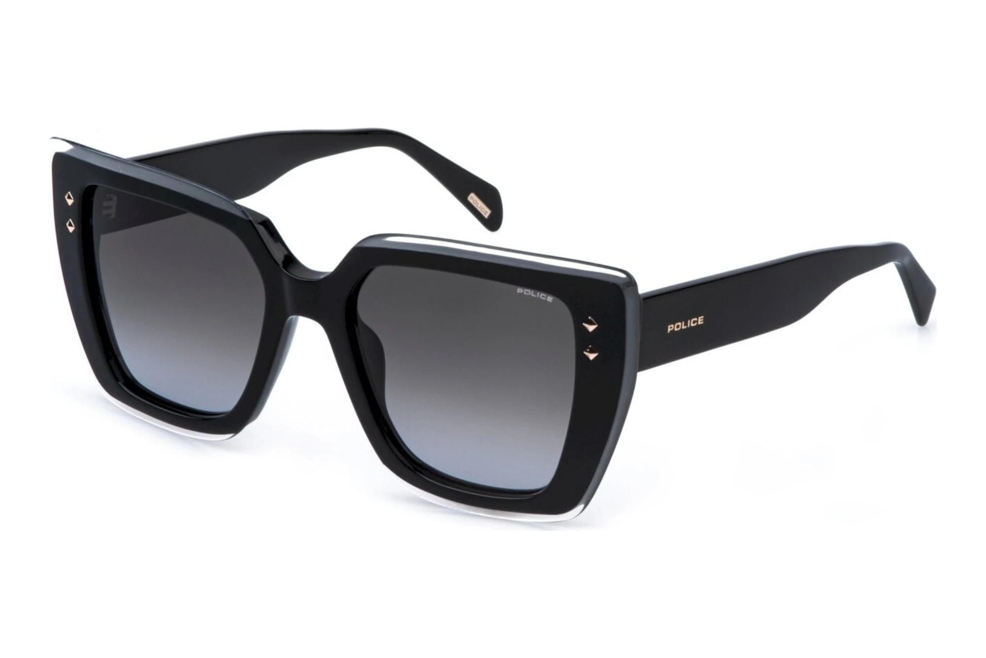 Police   SPLR98 01EN SMOKE GRADIENT BLUECRYSTAL+BLACK