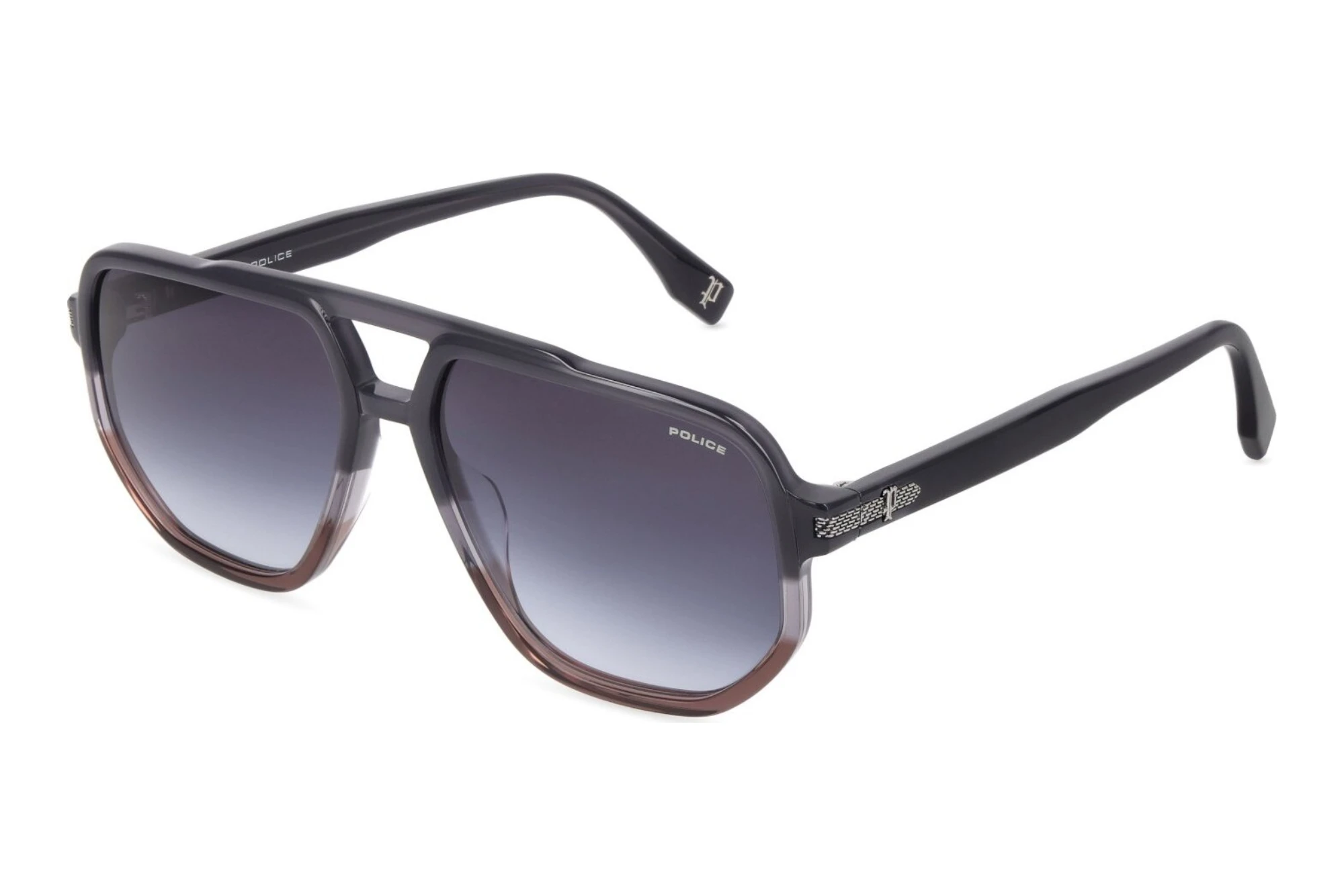 Police   SPLV27 01BA BLUE GRADIENTBLUE+SHINY BROWN