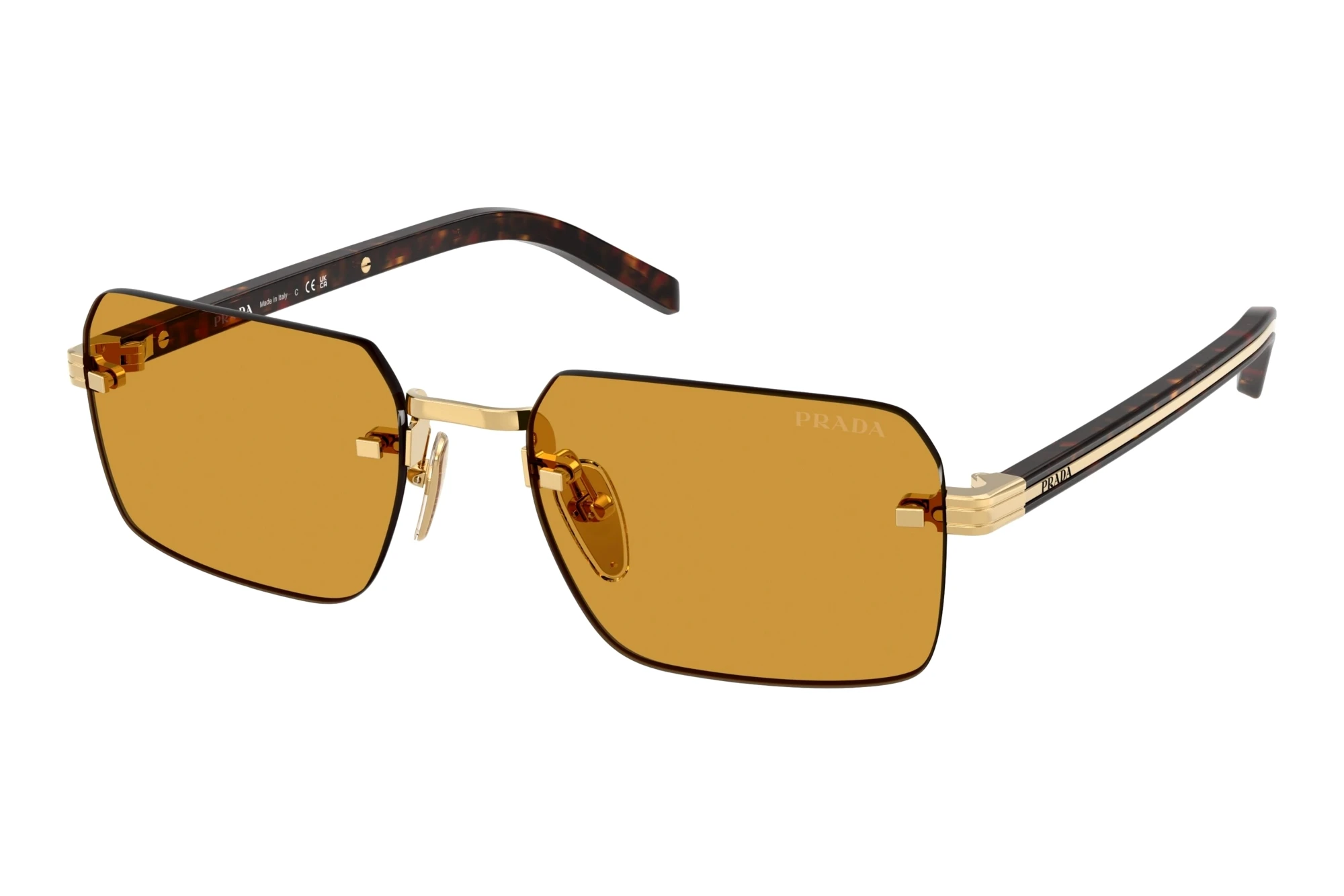 Prada   PR D55S 5AK50P Dark HoneyGold