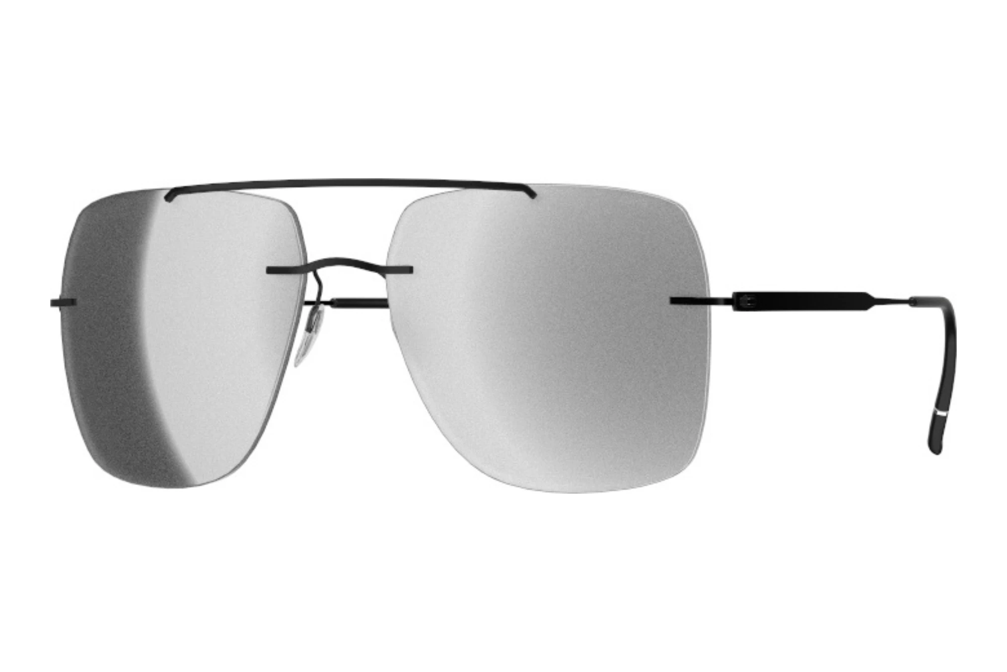 Silhouette   8750 9040 blackSLM Silver Mirror Gradient