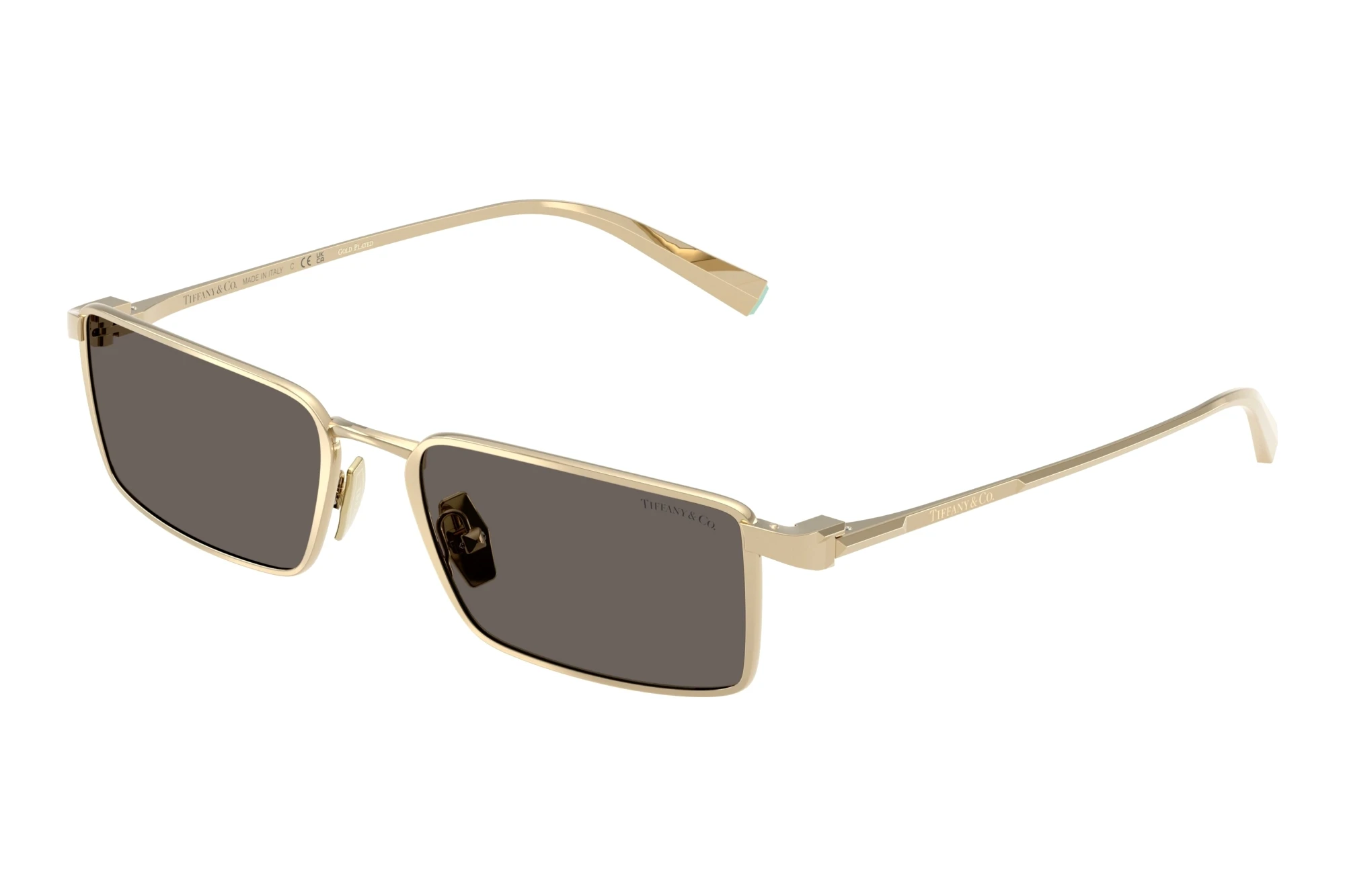 Tiffany   TF3121KB 6220B1 Dark GreyPale Gold Plated