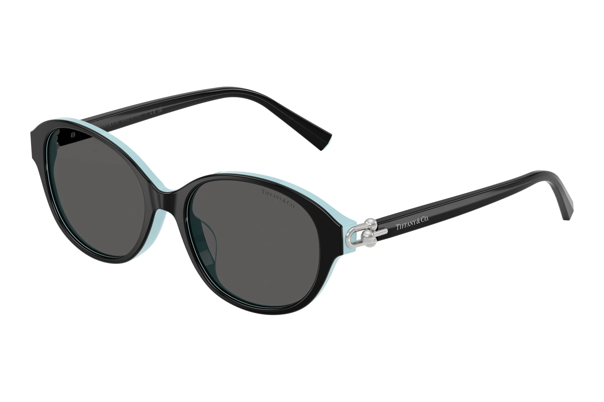 Tiffany   TF4263D 8055S4 Dark GreyBlack On Tiffany Blue