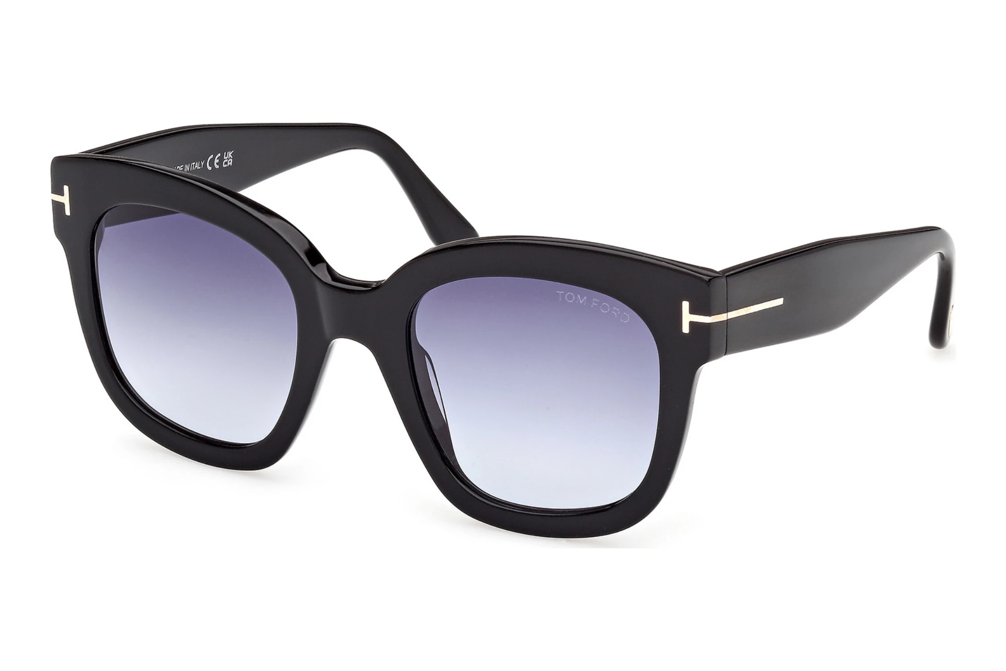 Tom Ford   FT0613 01W blau verlaufendGlänzend Schwarz