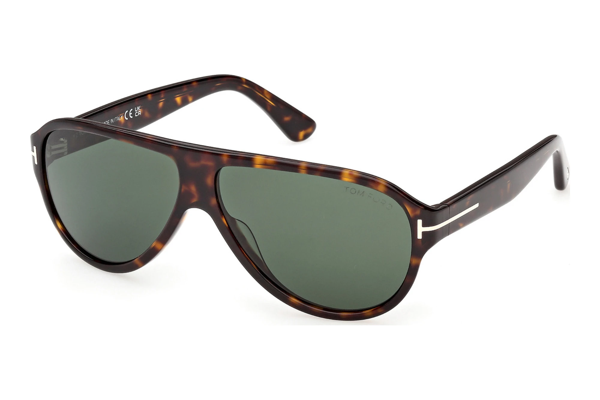 Tom Ford   FT1336 52N grünDunkel Havanna