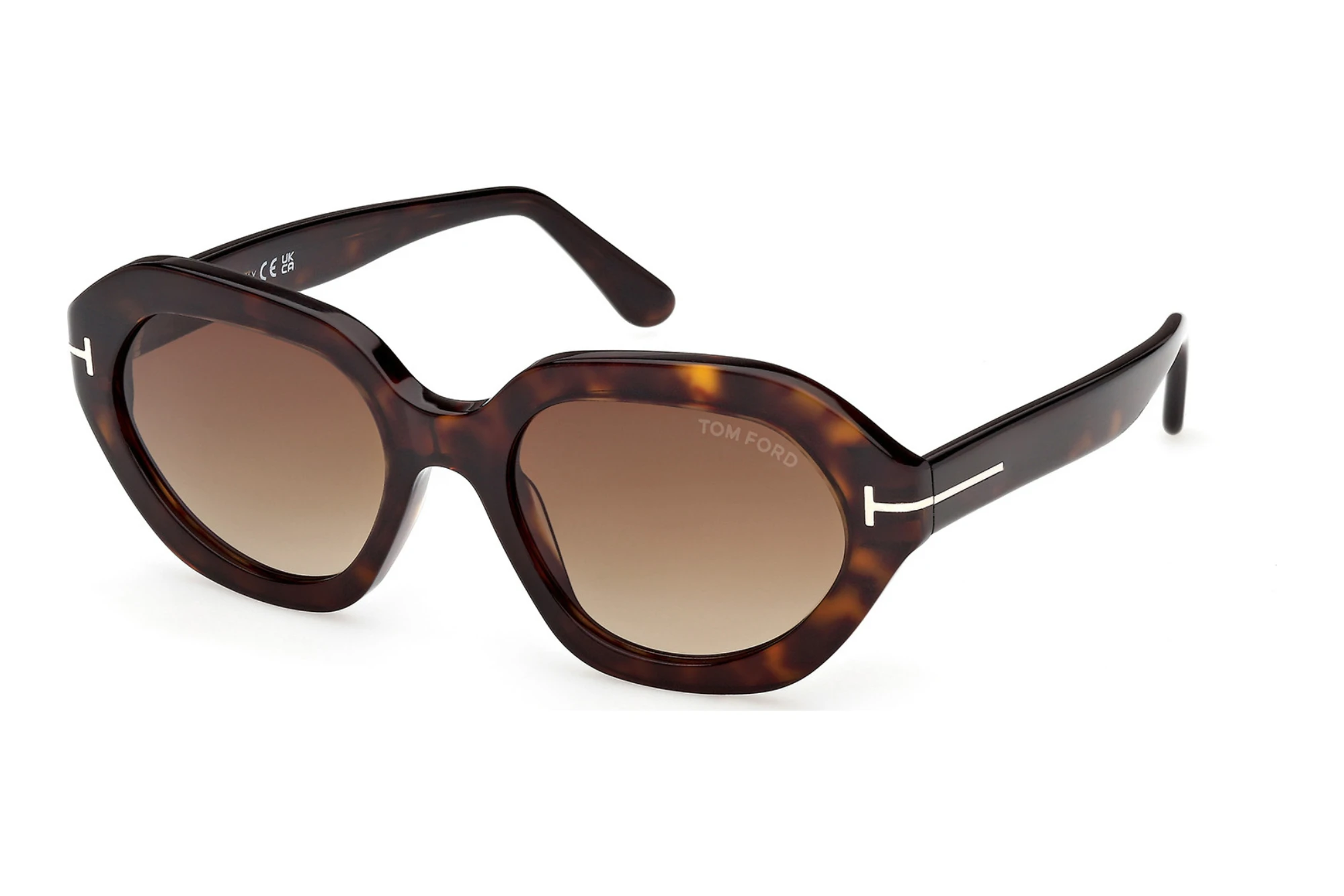 Tom Ford   FT1341 52F braun verlaufendDunkel Havanna