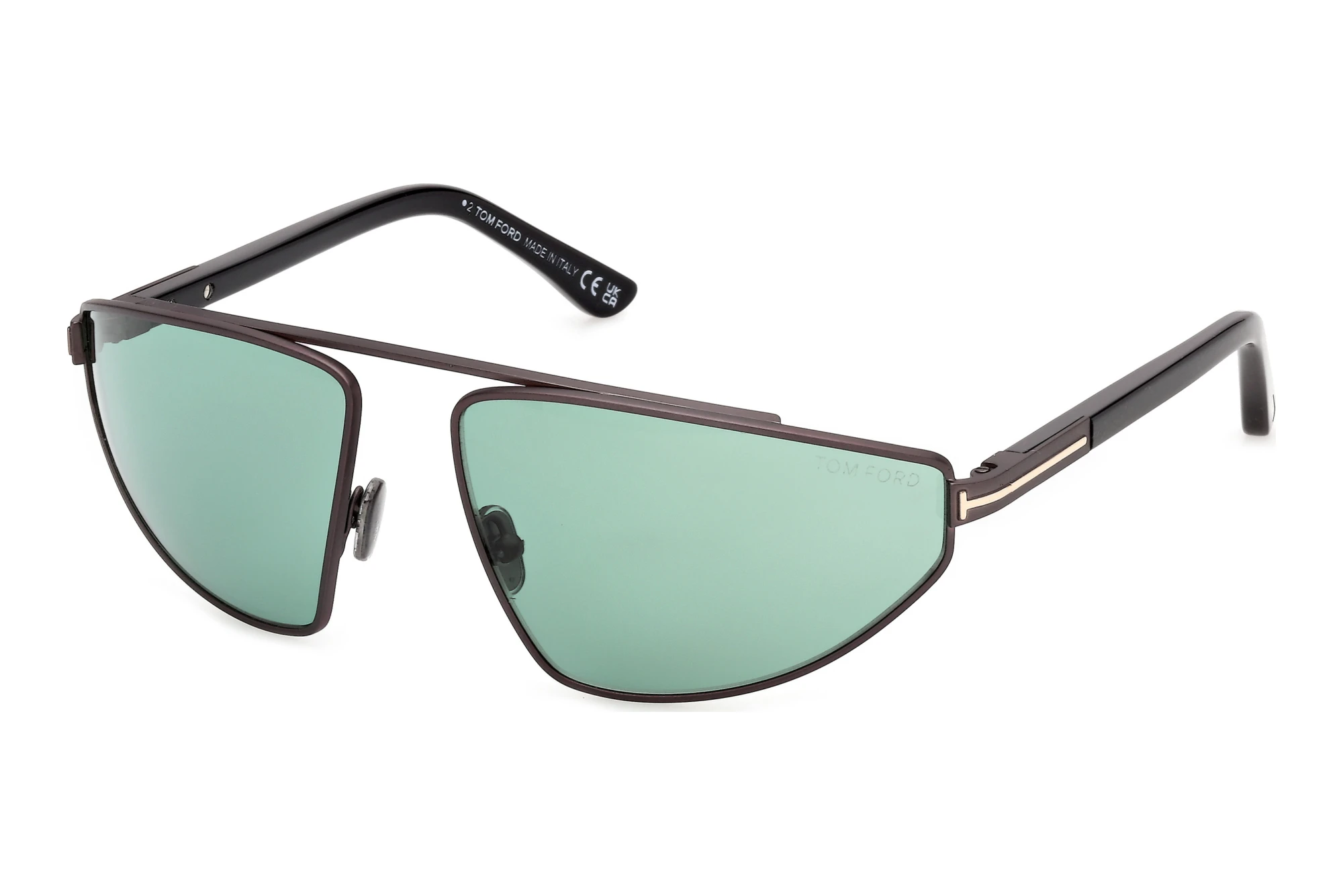 Tom Ford   FT1399 13N grünMatt Dunkel Ruthenium