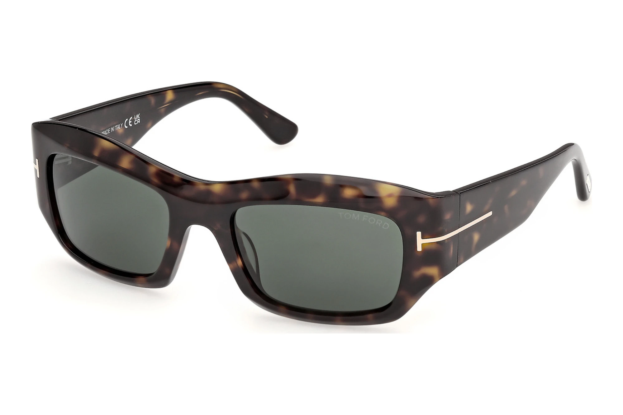 Tom Ford   FT1414 52N grünDunkel Havanna