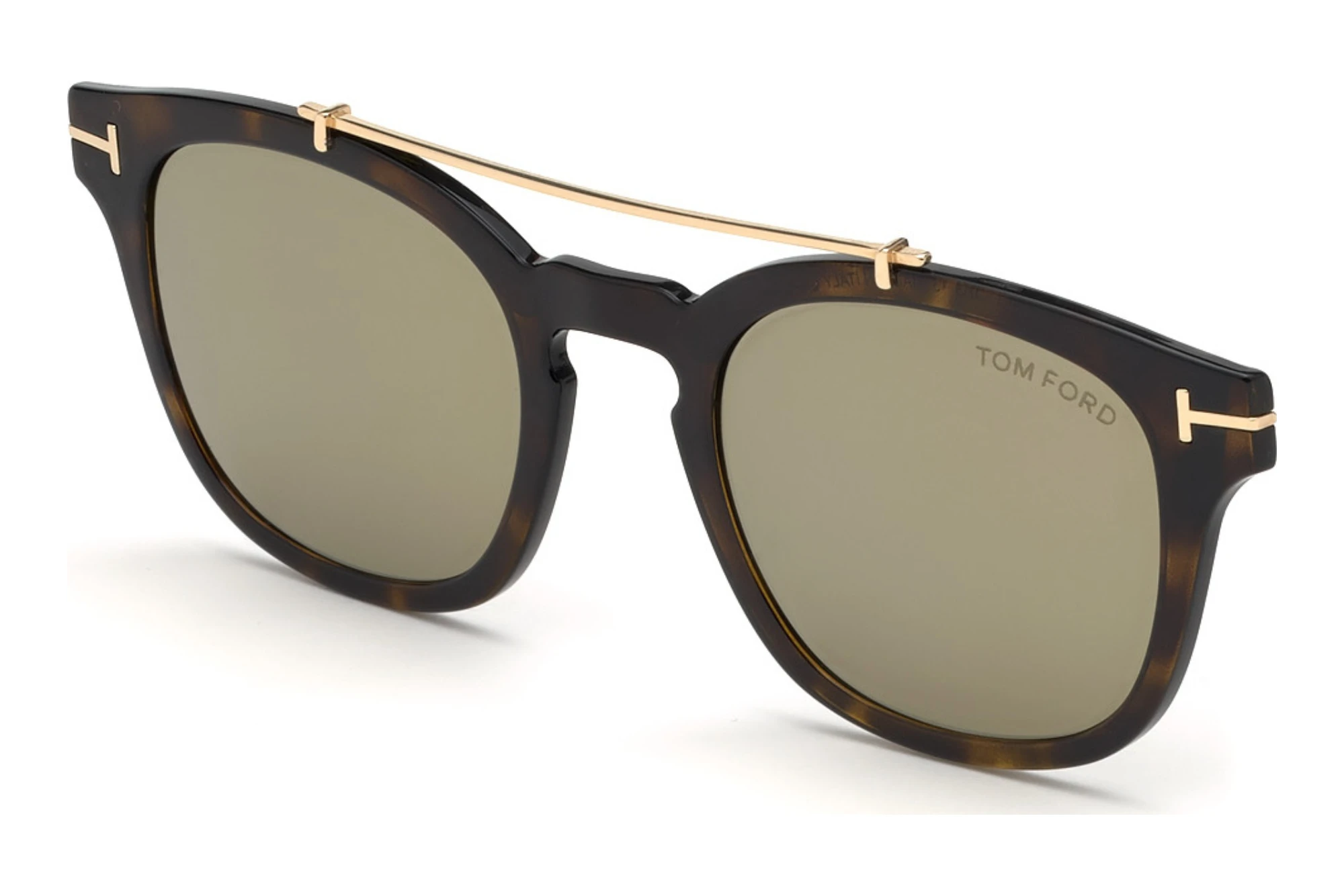 Tom Ford   FT5532-B-CL 52G braun verspiegeltDunkel Havanna