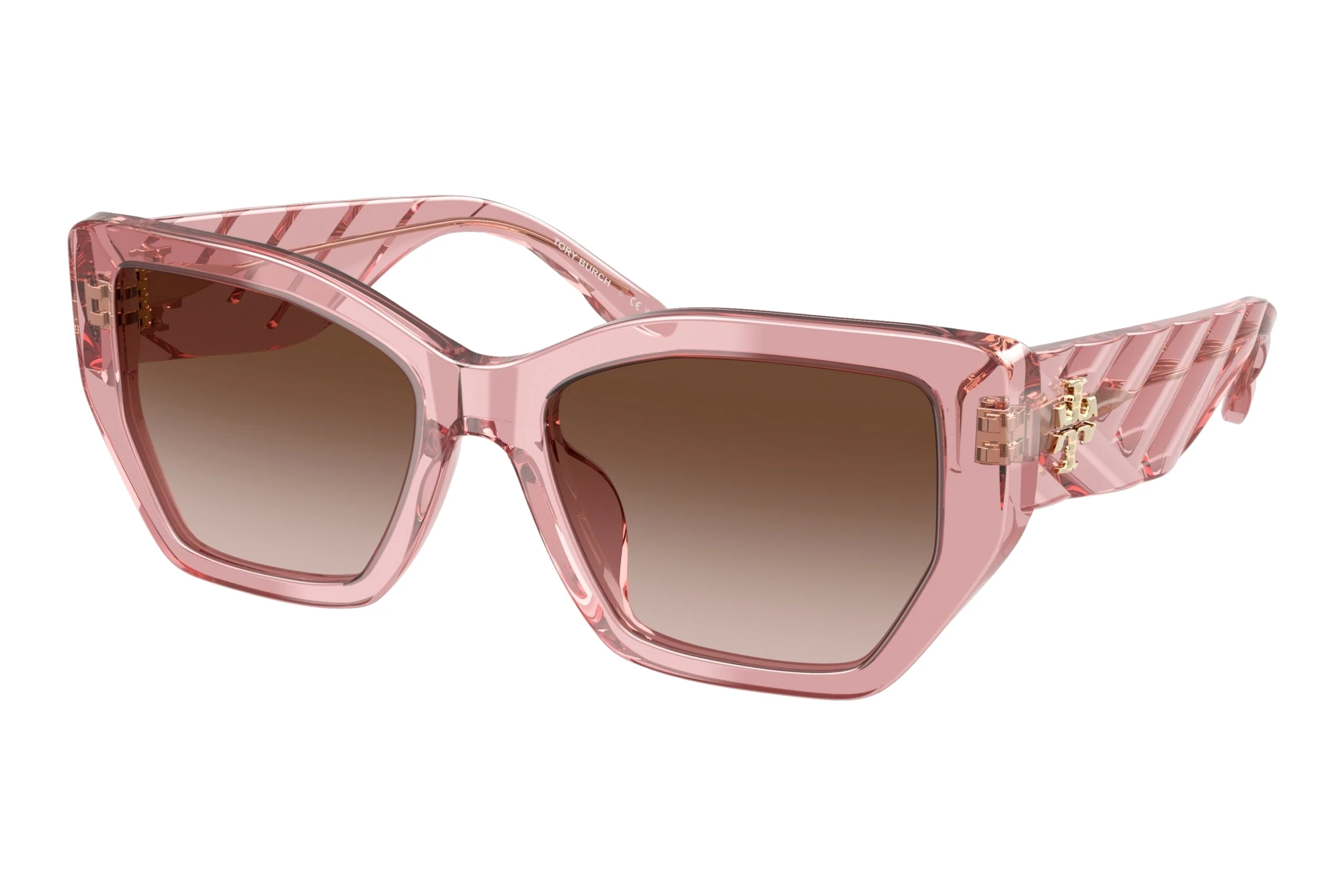 Tory Burch   TY7187U 202113 Brown GradientTransparent Light Pink