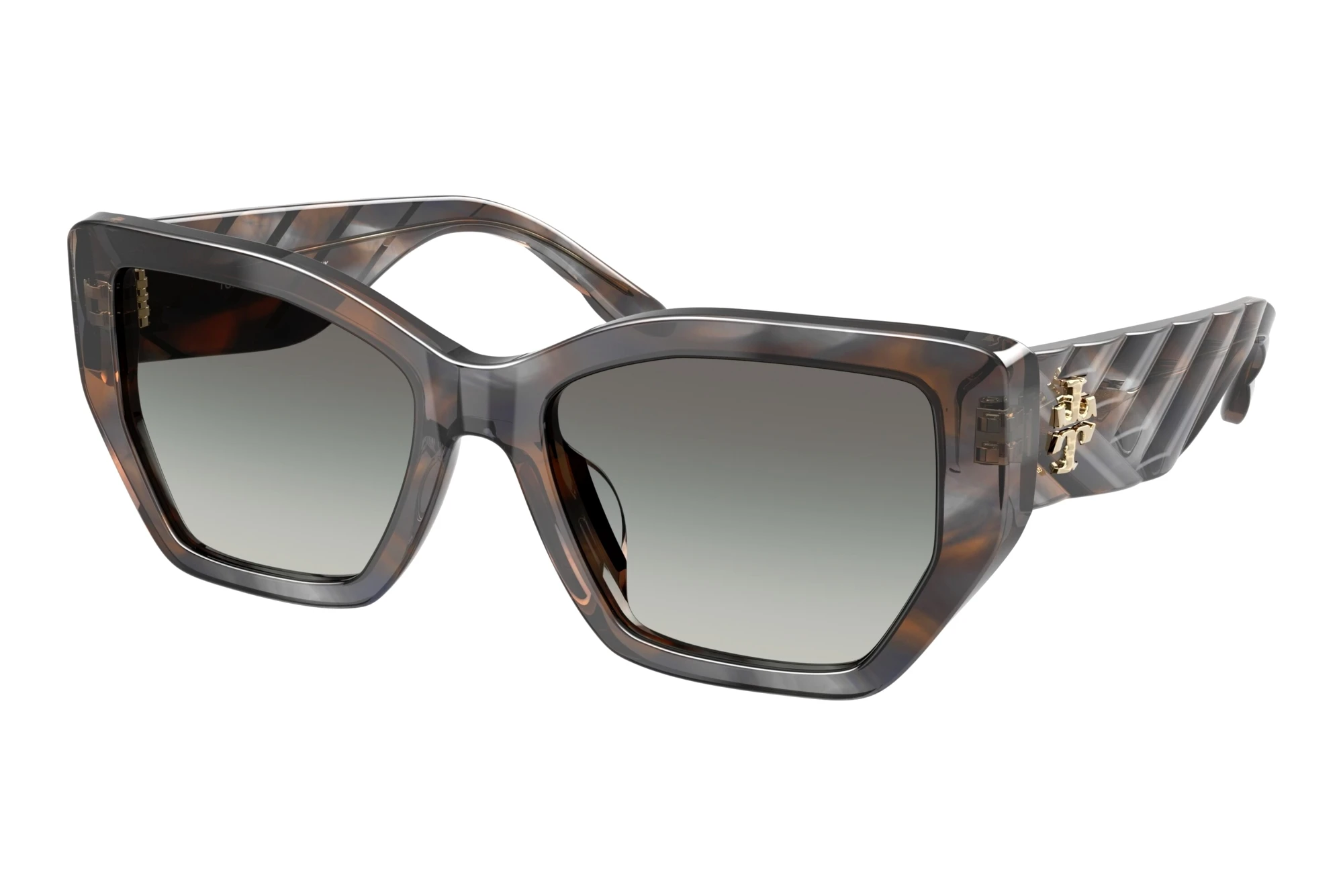 Tory Burch   TY7187U 207111 Grey GradientBlue Smoke Tortoise