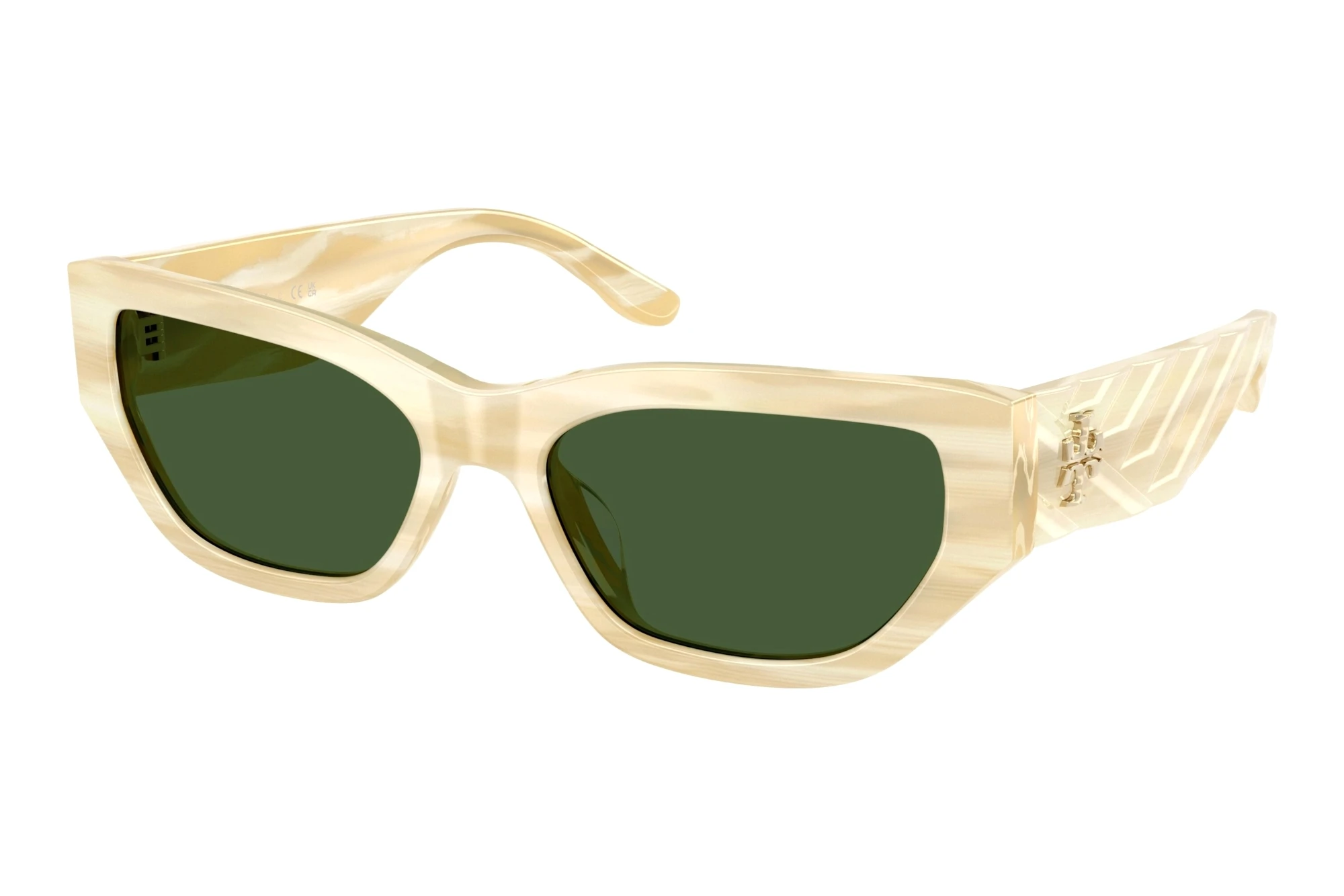 Tory Burch   TY7240U 195071 Dark Green BioIvory Horn