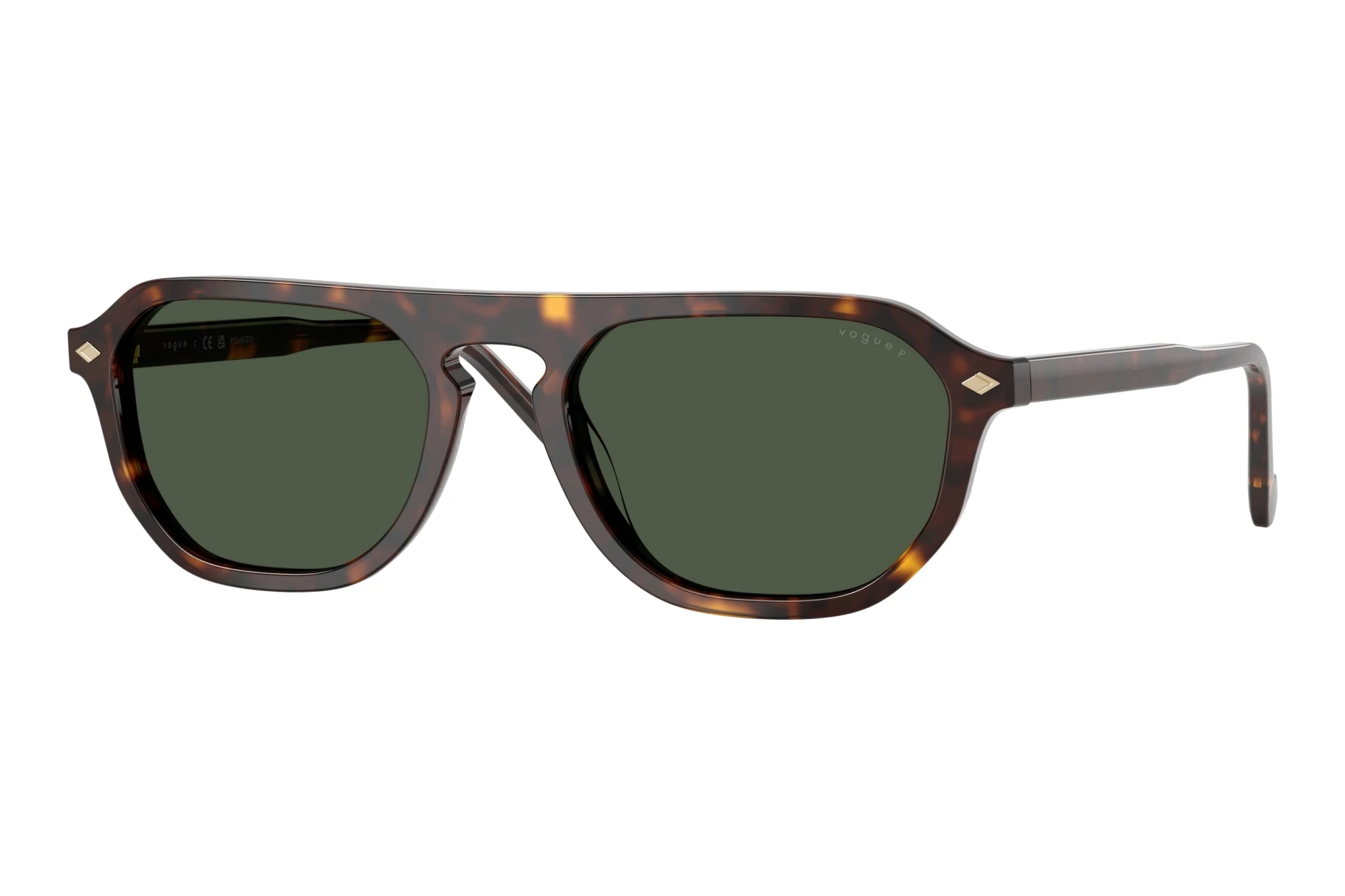 Vogue Eyewear   VO5752S W6569A Dark Green PolarizedDark Havana