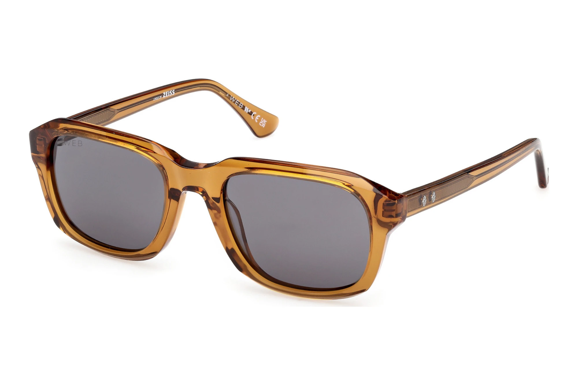 Web Eyewear   WE0389 39A grauGlänzend Hell Gelb