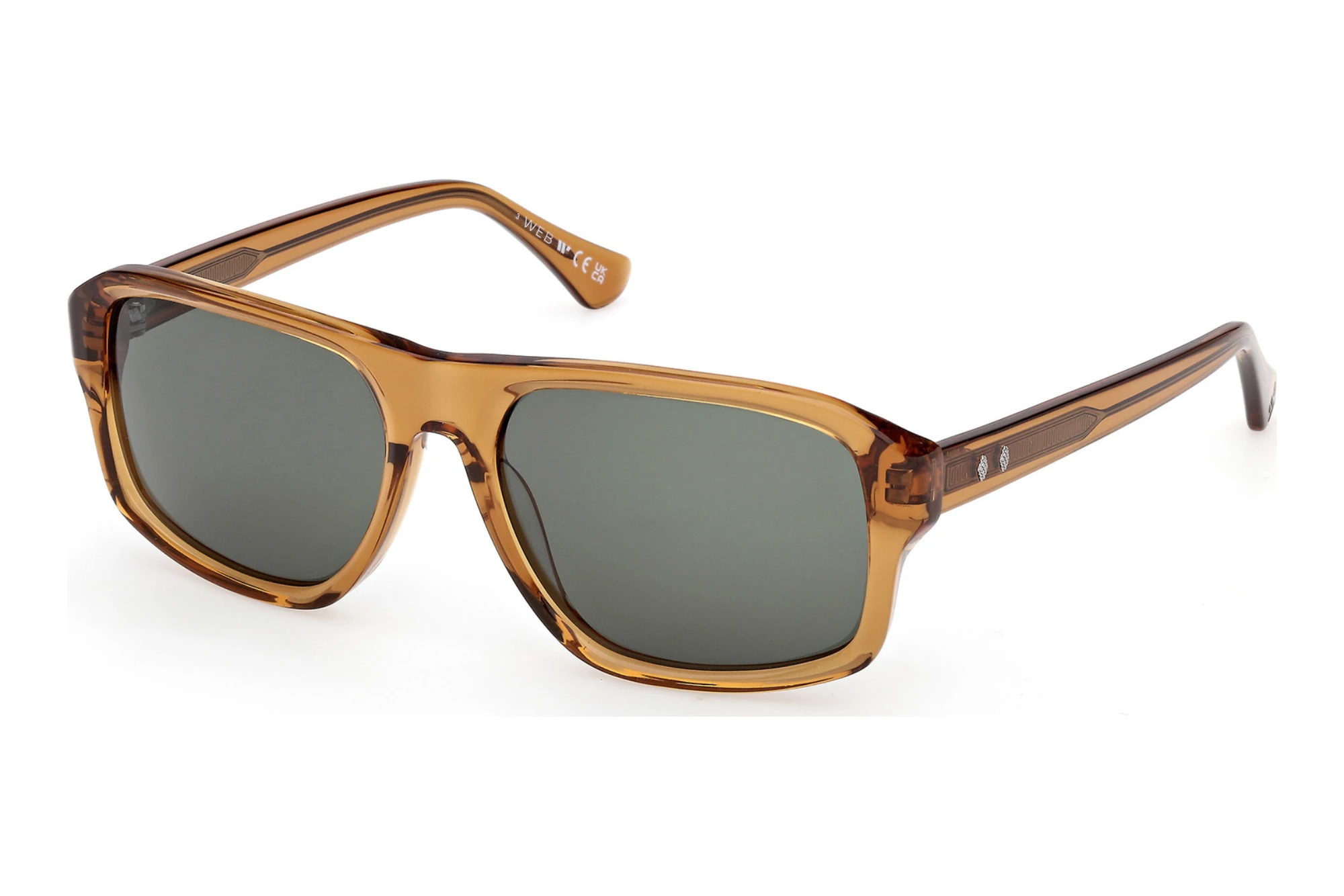 Web Eyewear   WE0393 39N grünGlänzend Hell Gelb