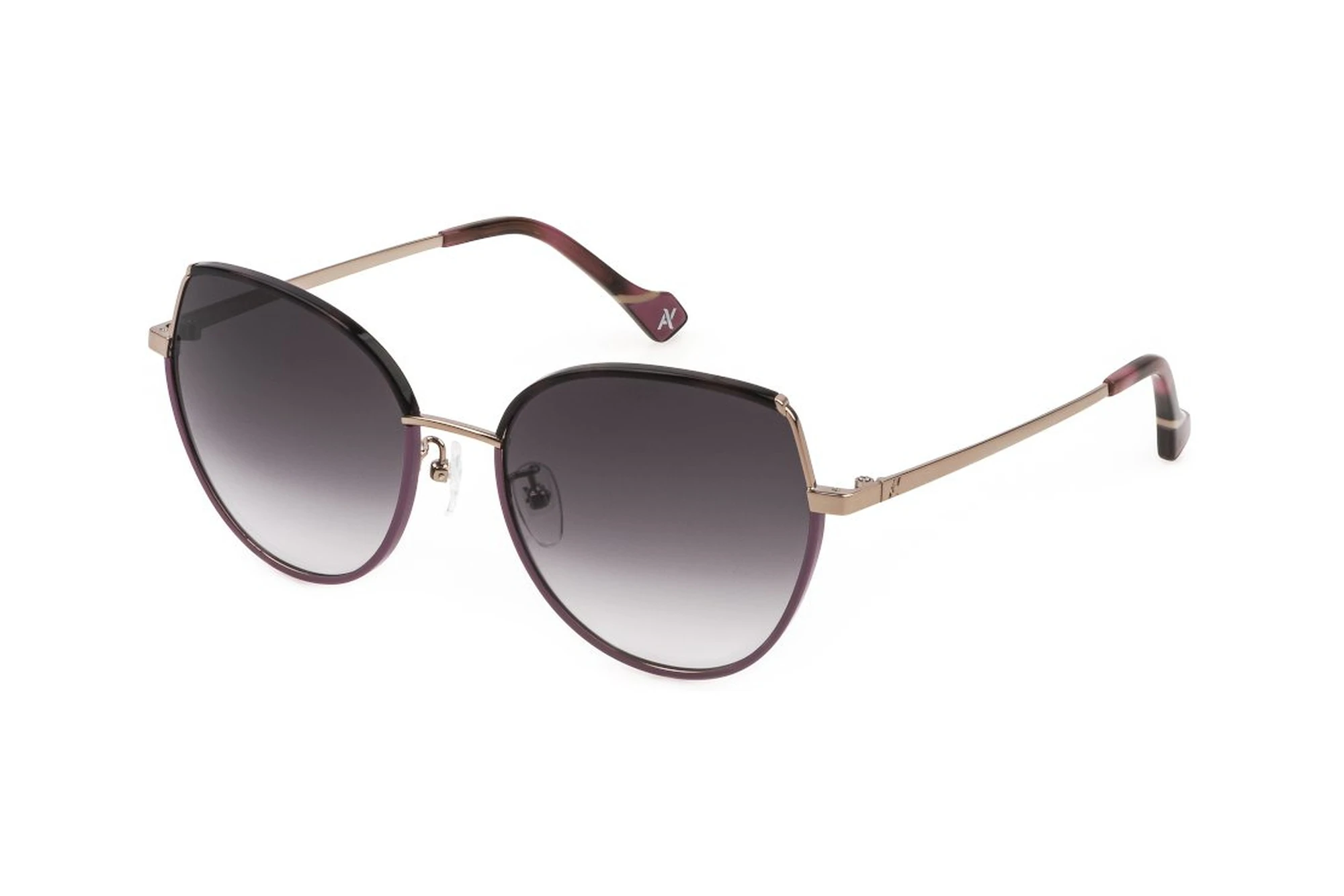 YALEA   SYA026 0A39 BROWN GRADIENT PINKSHINY RED GOLD