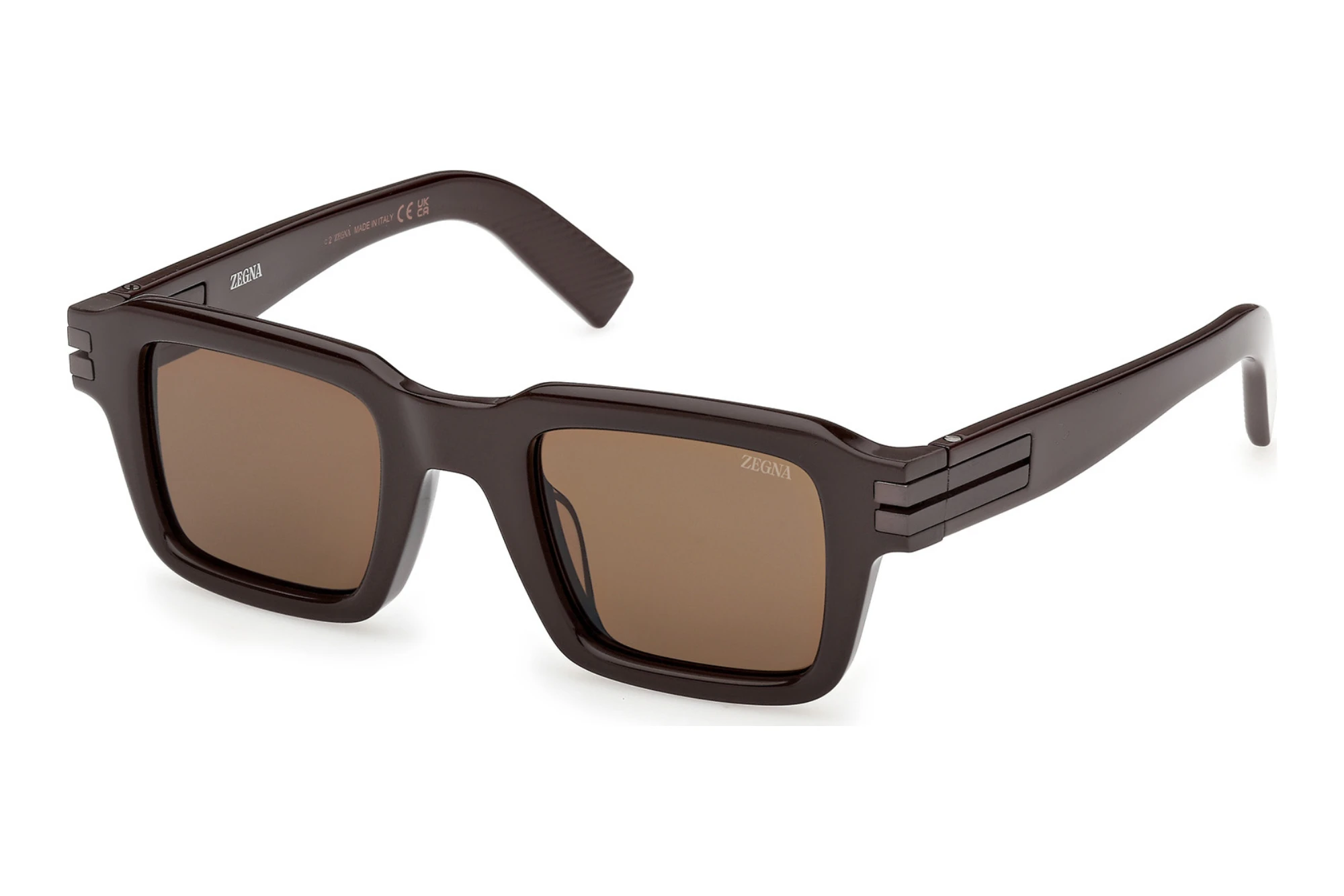 Zegna   EZ0283 48E braunGlänzend Dunkelbraun