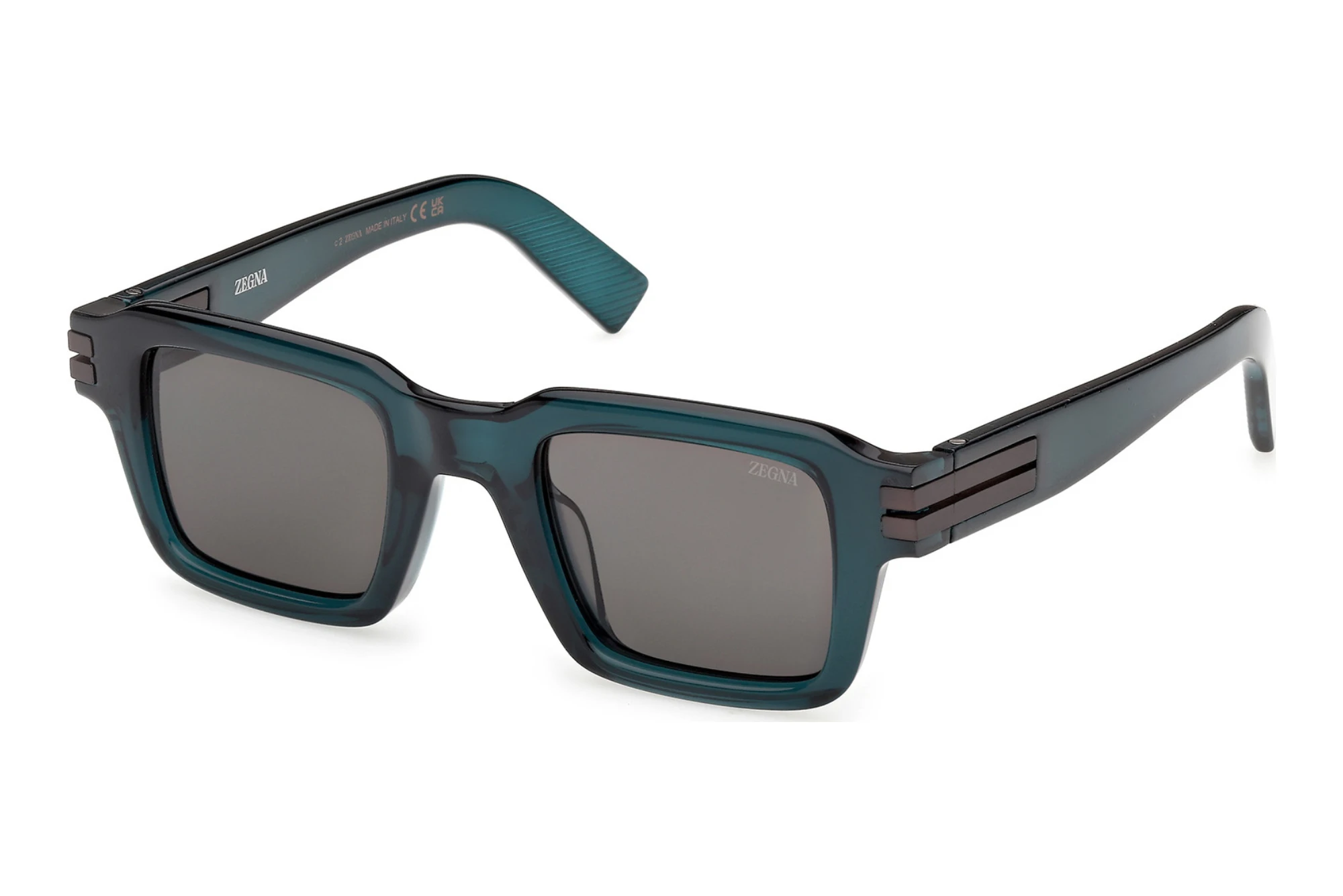 Zegna   EZ0283 96D grau polarisierendGlänzend Dunkelgrün