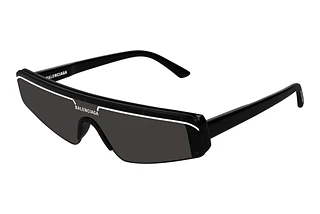 Front view Balenciaga BB0003S (001)