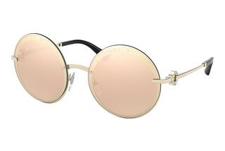 Bvlgari BV6149B 278/4Z CLEAR MIRROR REAL ROSE GOLDPALE GOLD