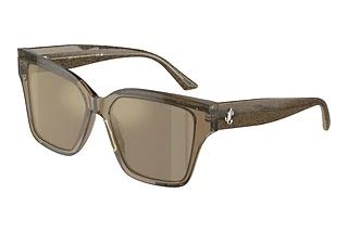 Jimmy Choo JC5003 50405A Light Brown Mirror GoldTransparent Brown Glitter