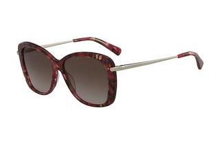 Longchamp LO616S 253 BROWN MARBLE BROWN RED